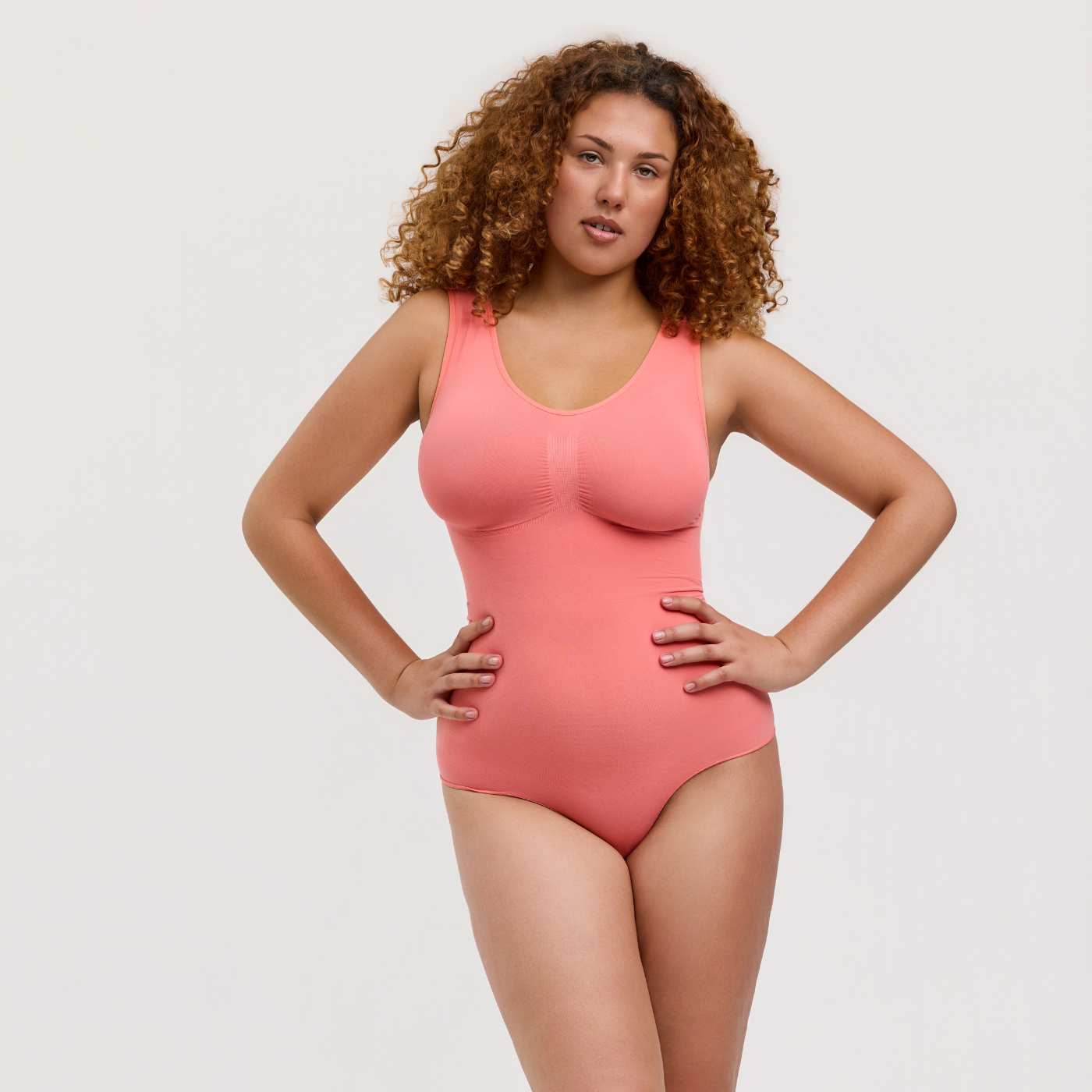 Tank bodysuit beelden shapewear met touwtje