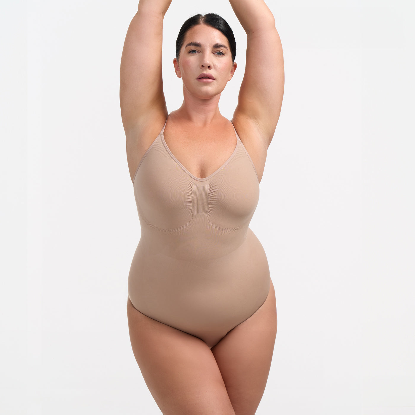 Bodysuit -beeldende shapewear met touwtje