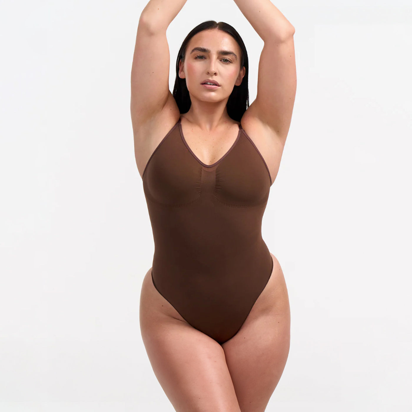 Bodysuit -beeldende shapewear met touwtje