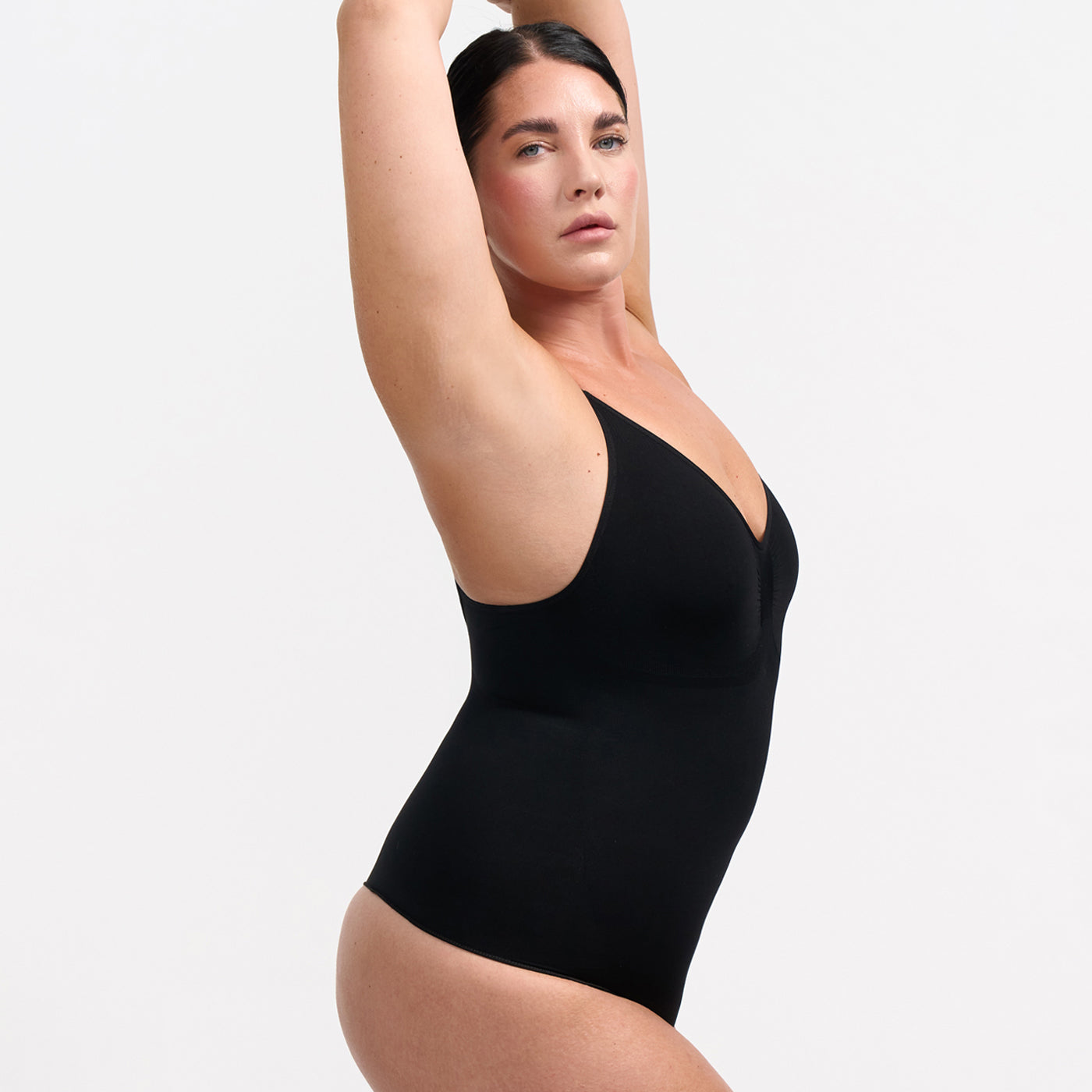 Bodysuit -beeldende shapewear met touwtje