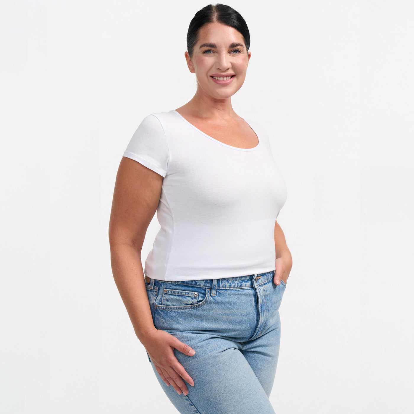 Bodysuit -beeldende shapewear met touwtje