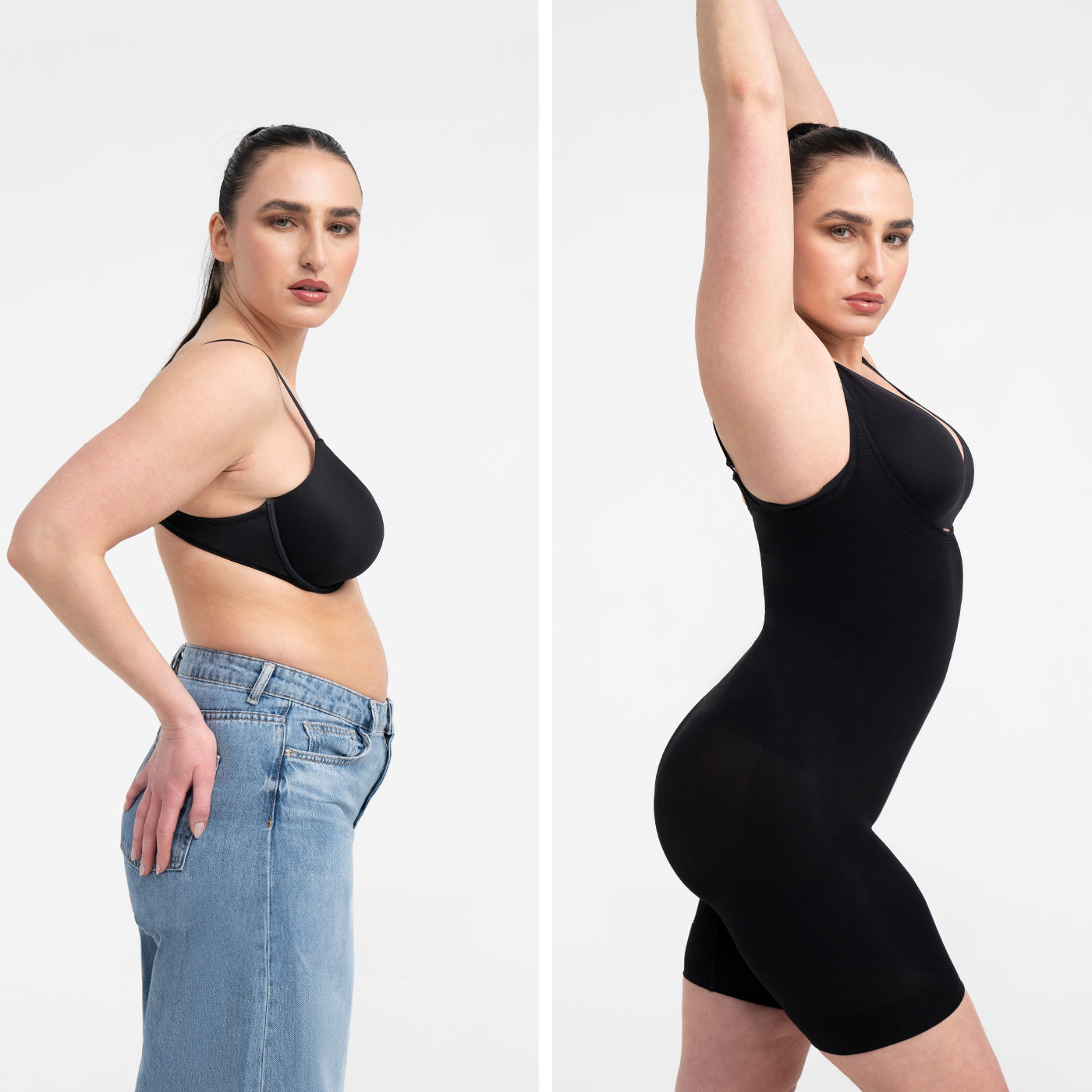 <tc>Tuta Body modellante con scollo ampio</tc>
