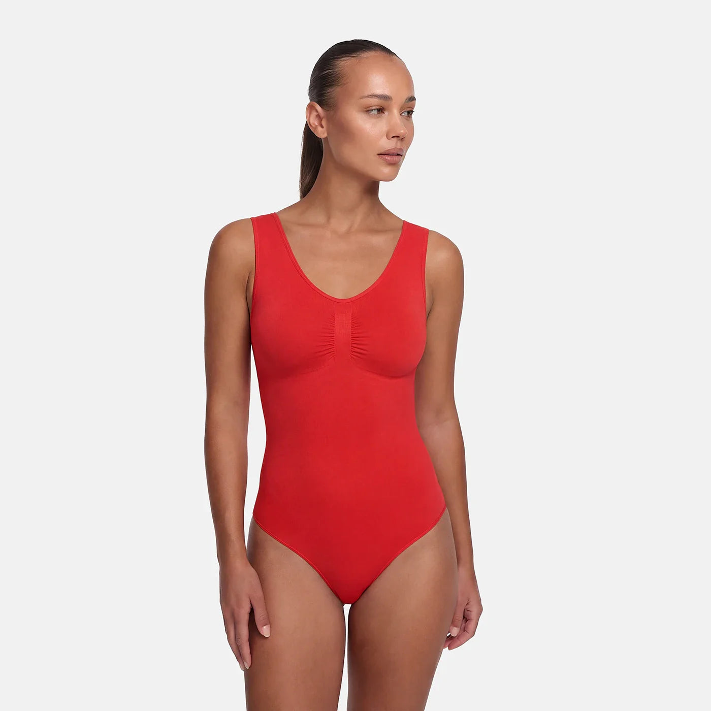 Tank bodysuit beelden shapewear met slip