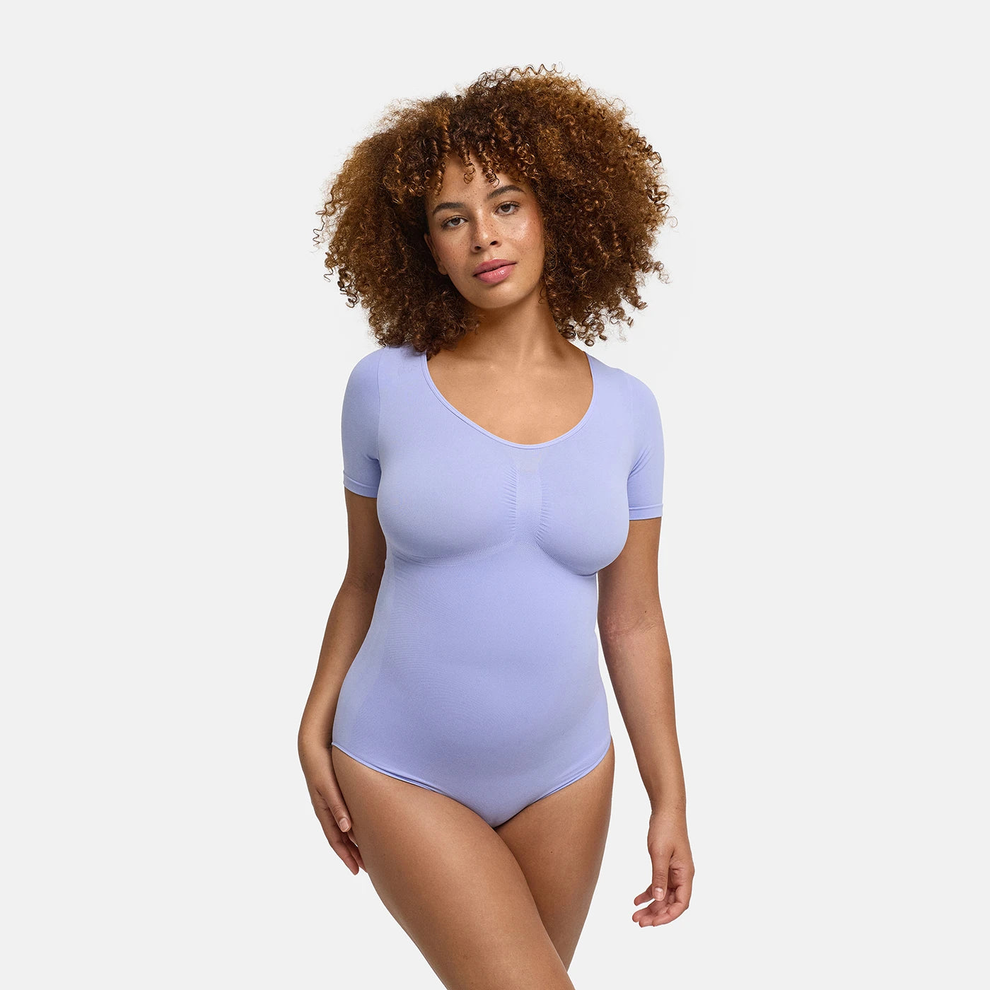 T-shirt bodysuit sculpting shapewear met slip