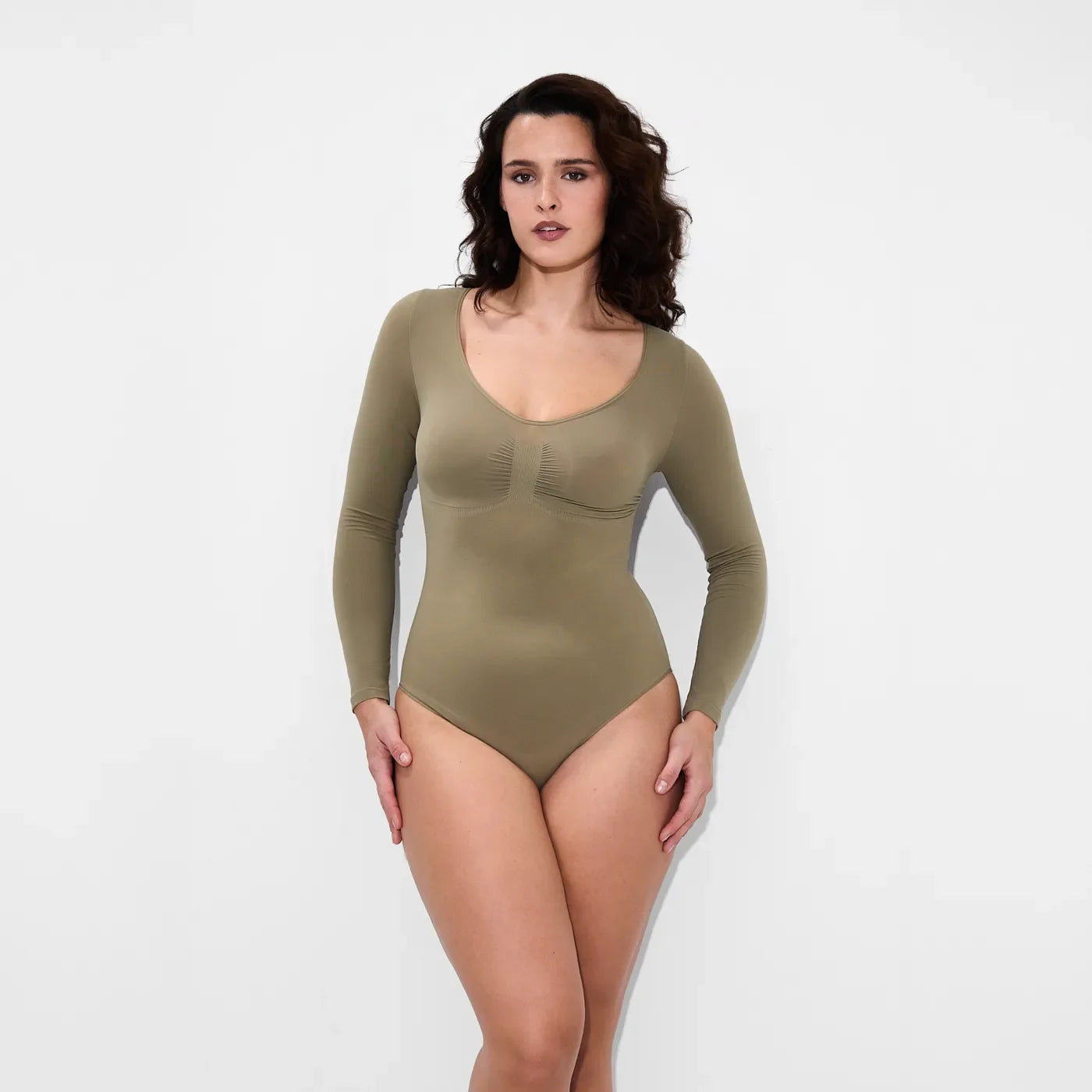 Body Sculpting Shapewear a manica lunga con slip - Accesso anticipato