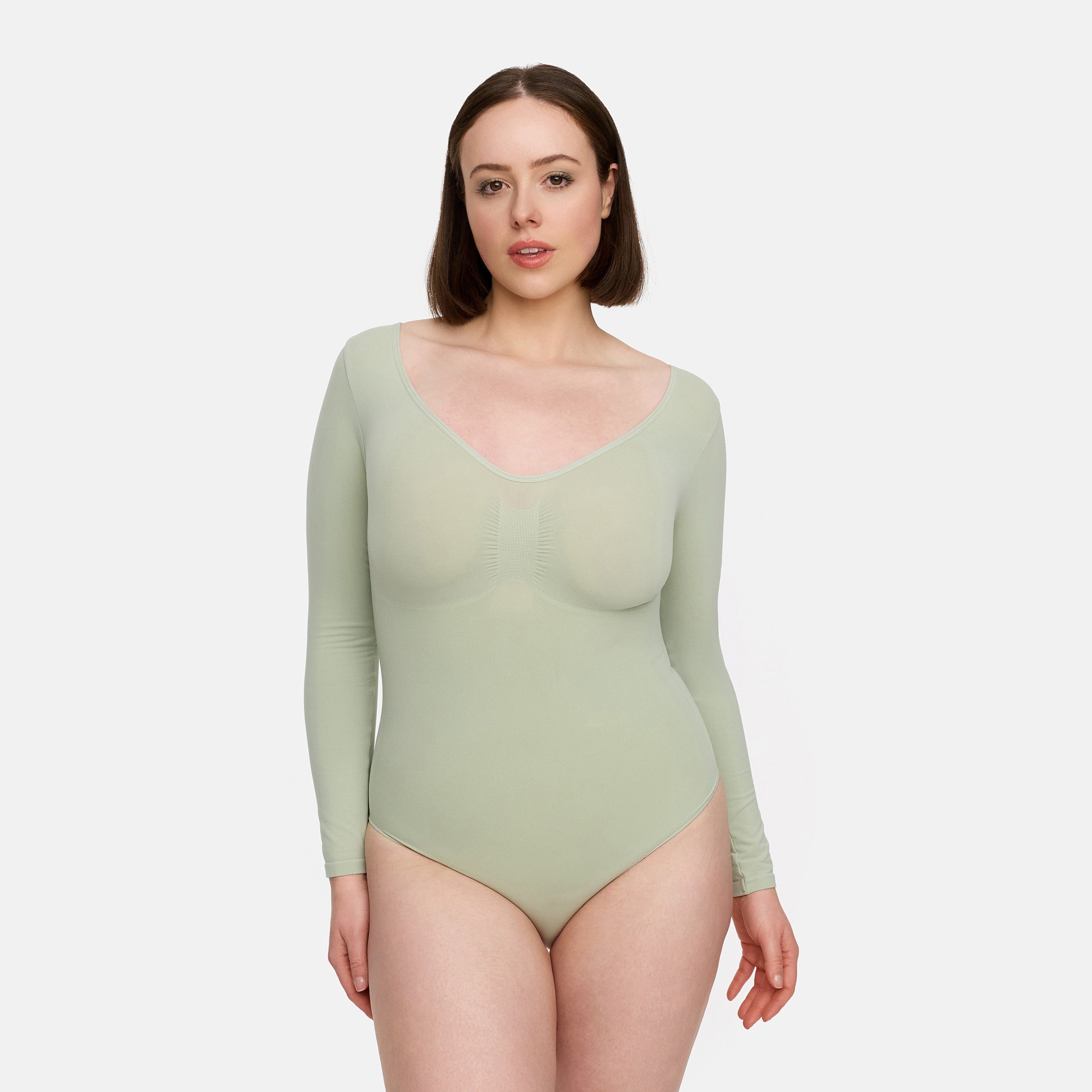 Bodysuit Sculpting Shapewear Longsleeve mit Slip