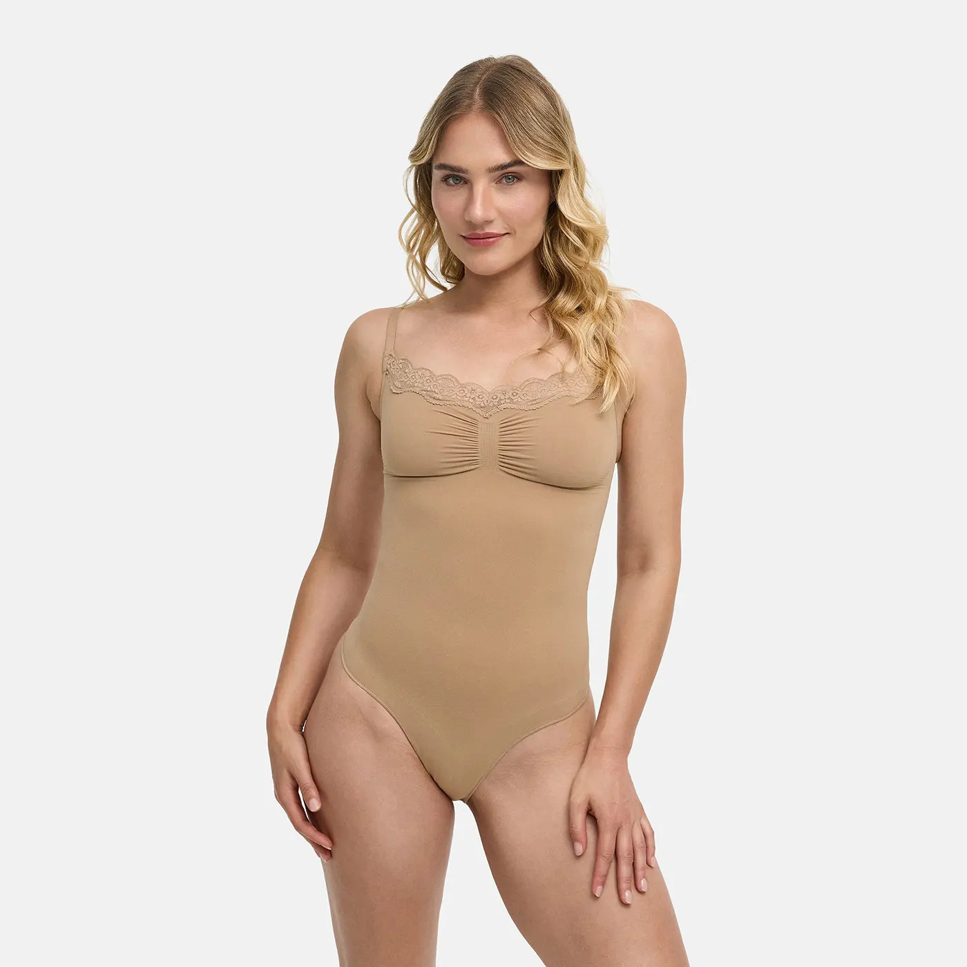Body modelujące Sculpting Shapewear z koronką