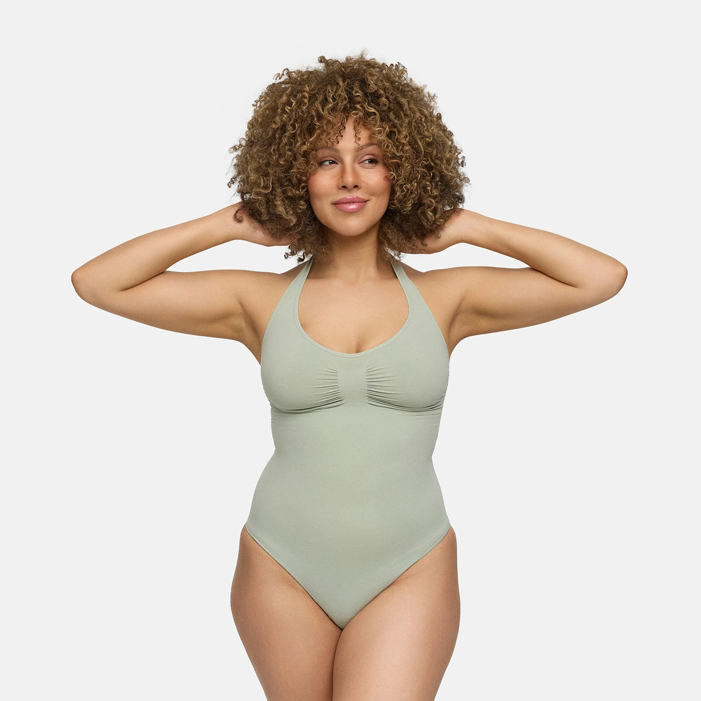 Neckholder Bodysuit mit Slip