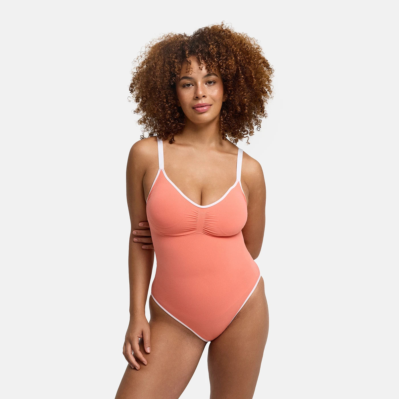 Body sculptant doublé avec coussinets intégrés et culotte