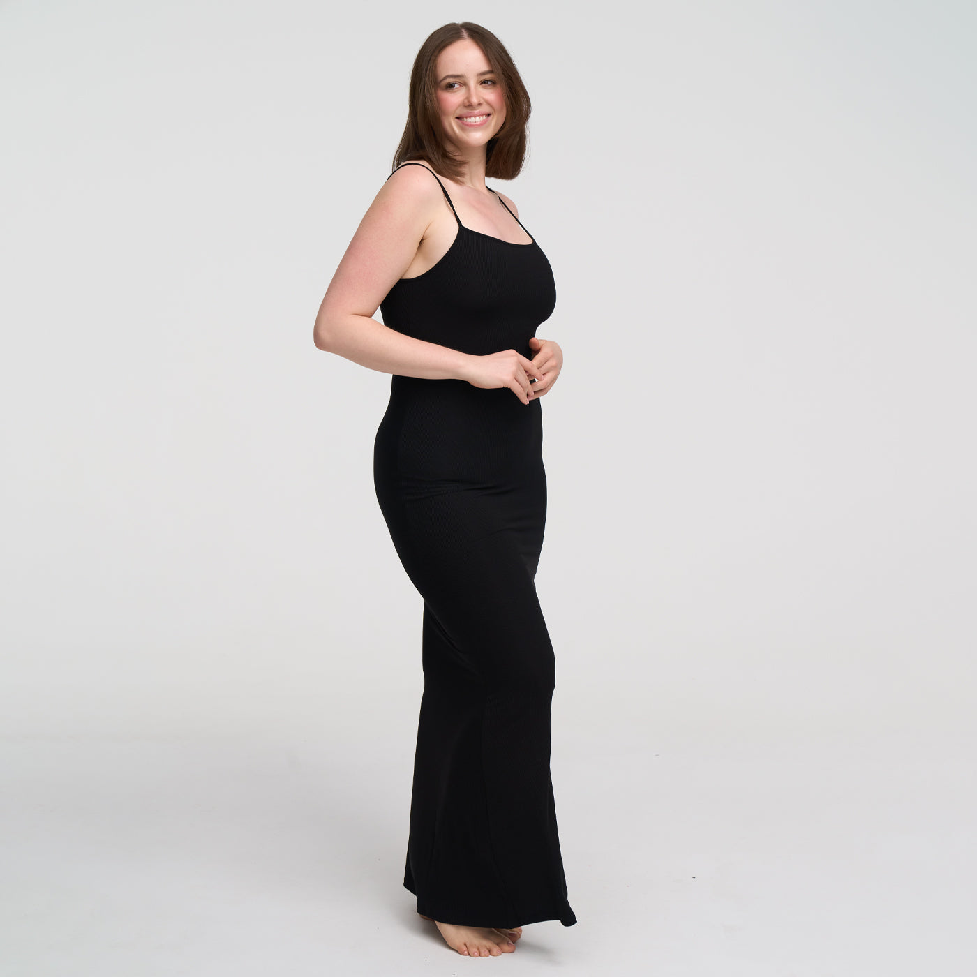 Ribbed Cami Maxikleid