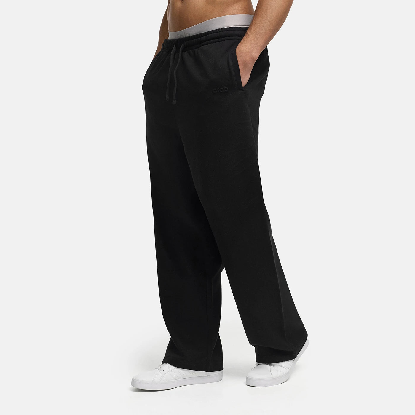 Menswear Relaxed Fit Straight Pants