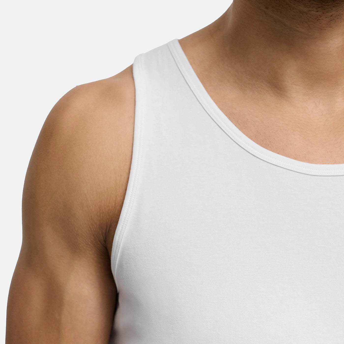 Cotton Herren Unterhemd - 2er Pack