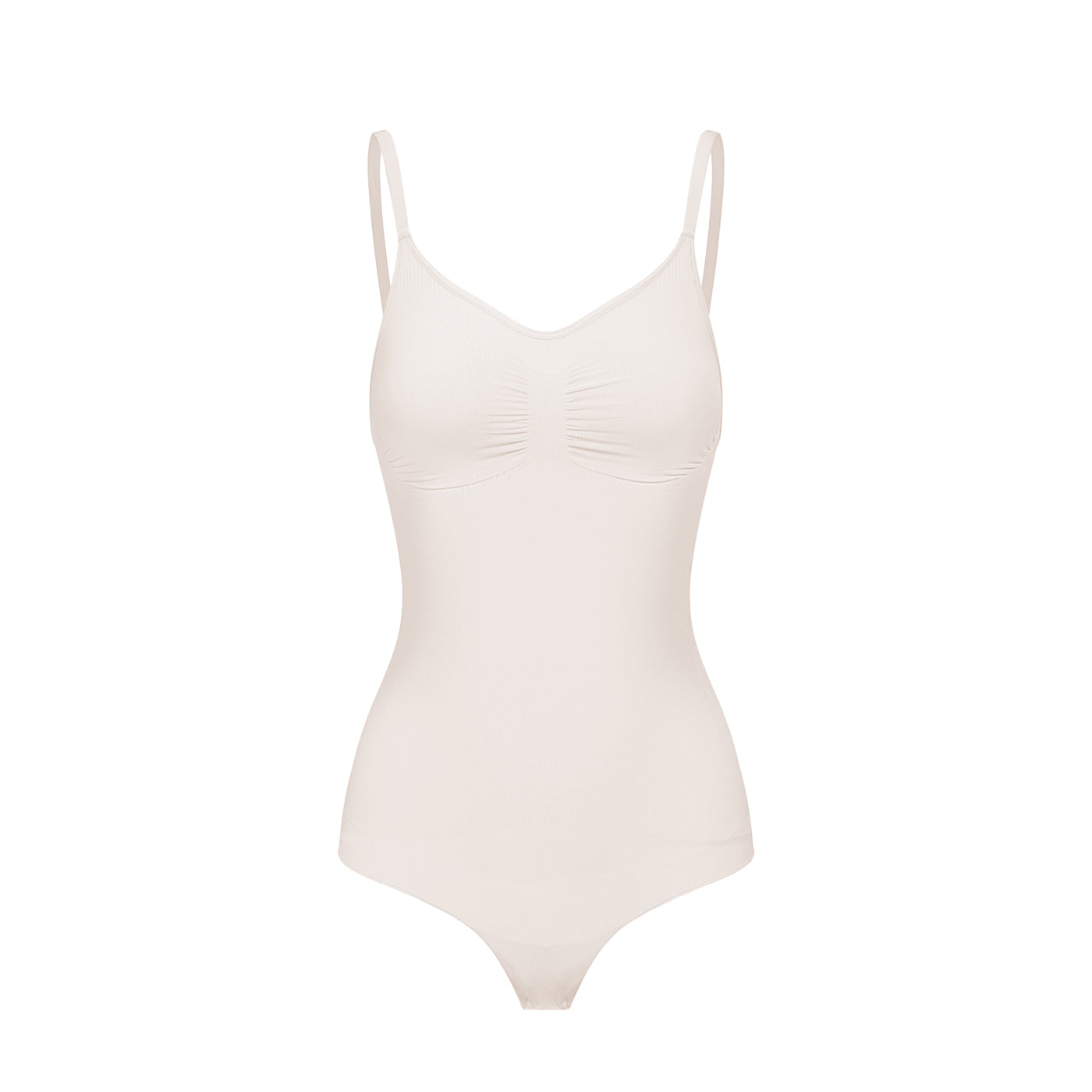 Bodysuit sculpting shapewear with thong