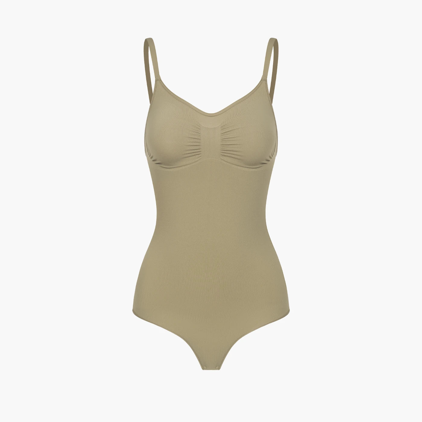 Bodysuit sculpting shapewear with thong