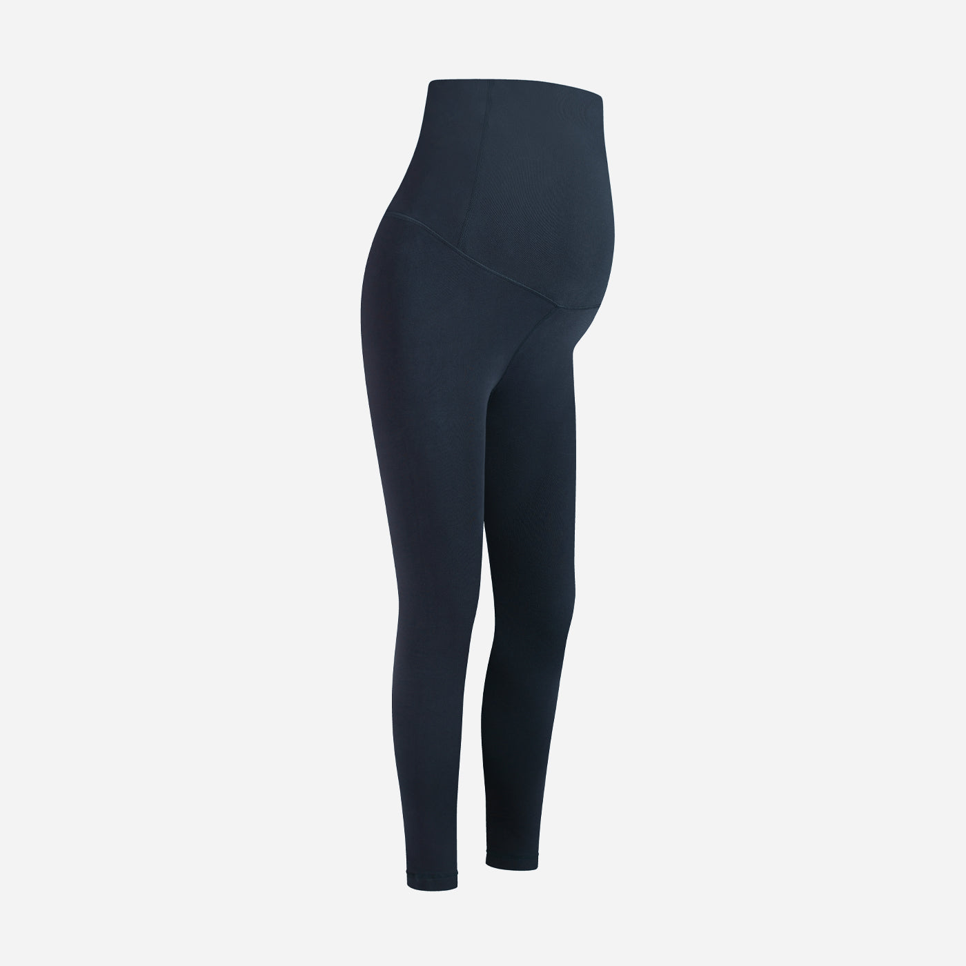 Seamless maternity leggings with a high waistband