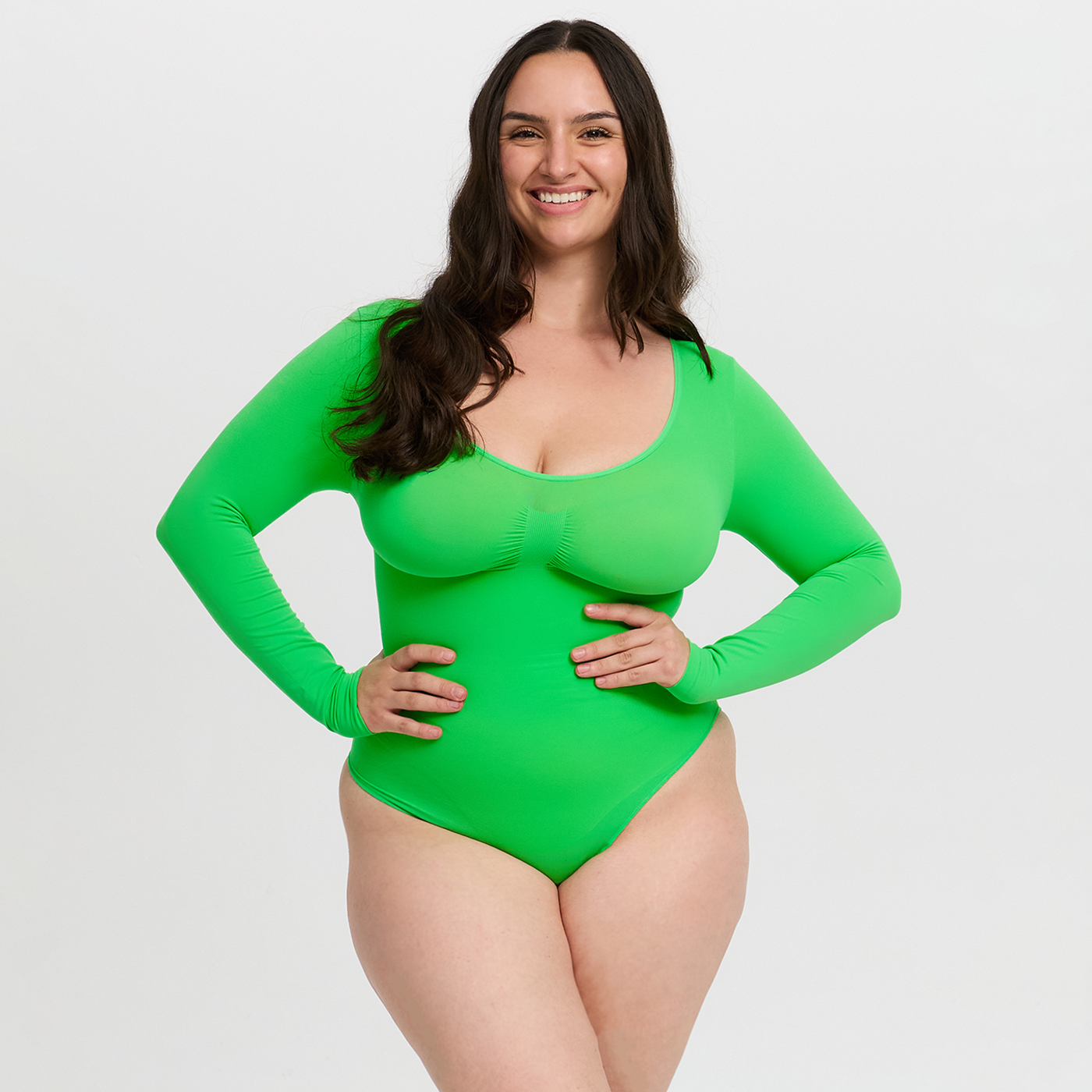 Bodysuit Sculpting Shapewear longsleeve with briefs