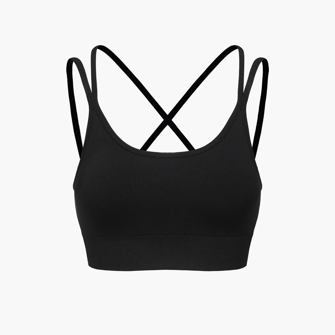 Seamless Cross over Sport Bra