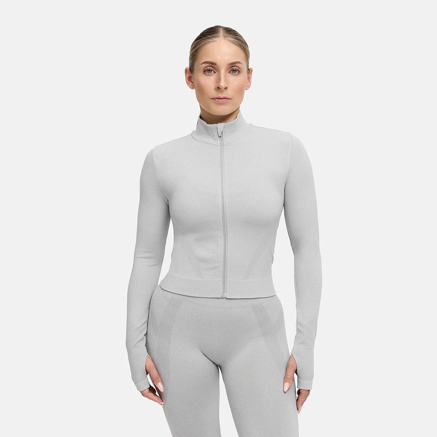 Seamless zip jacket