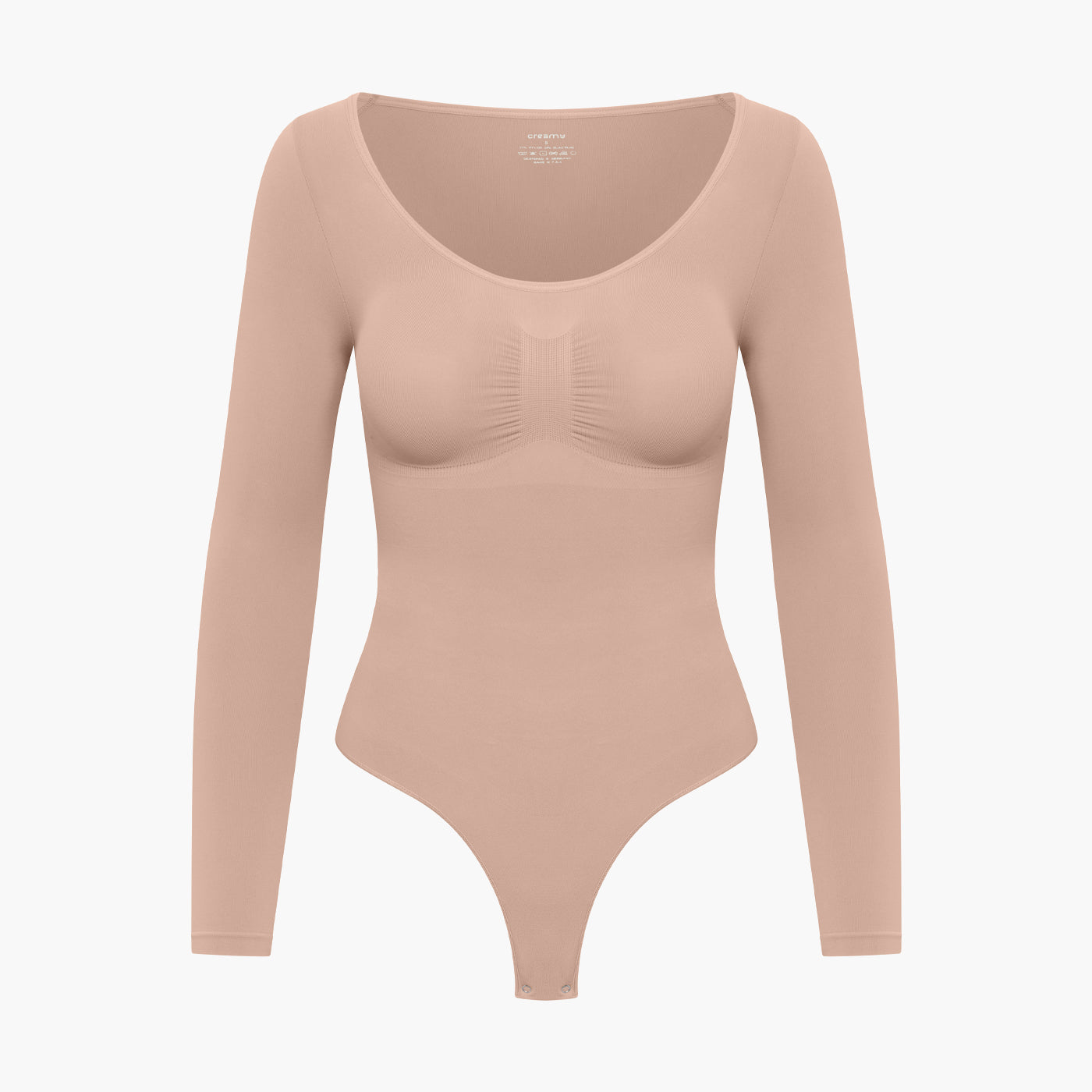 Bodysuit Sculpting Shapewear T-shirt long avec string