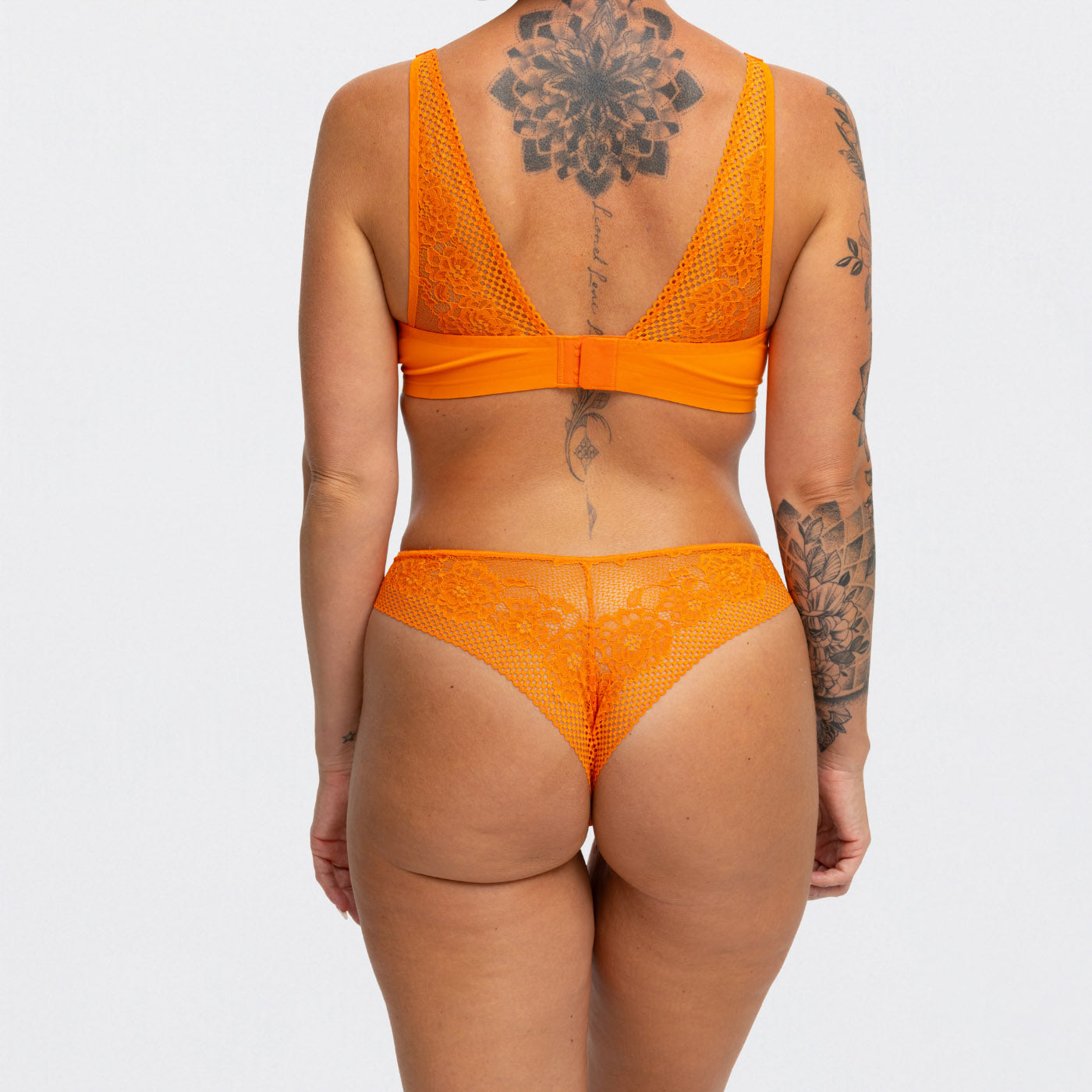 Tanga avec dentelle | Pack de 3 - Outlet