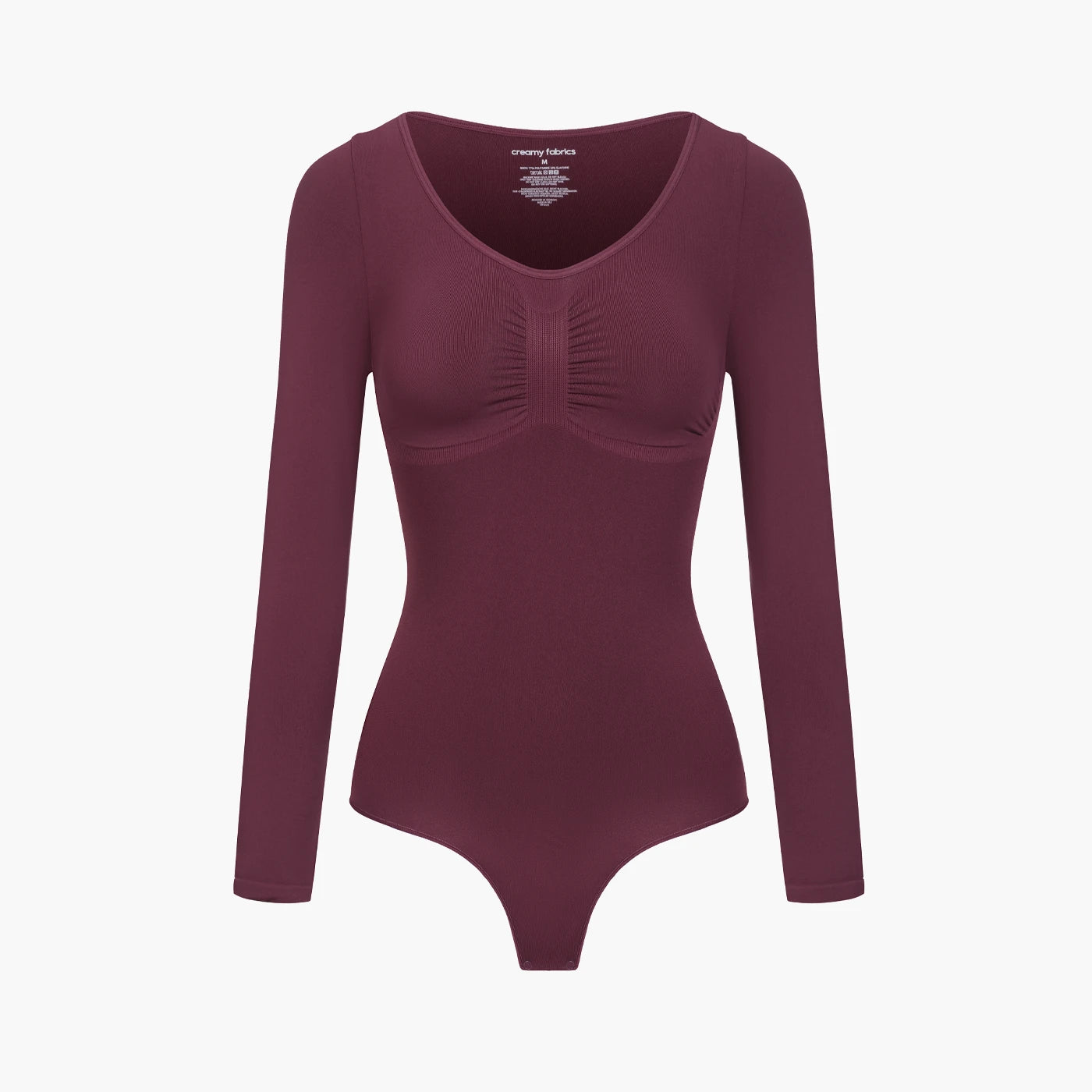 Bodysuit Sculpting Shapewear manches longues avec string - Secret Sale