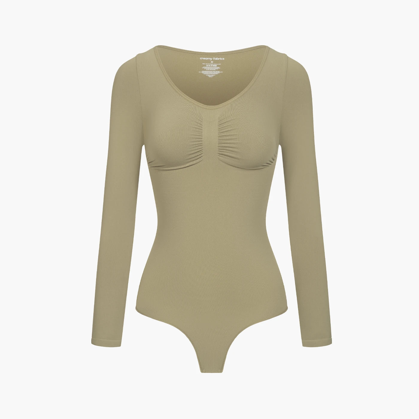 Bodysuit Sculpting Shapewear manches longues avec string - Secret Sale