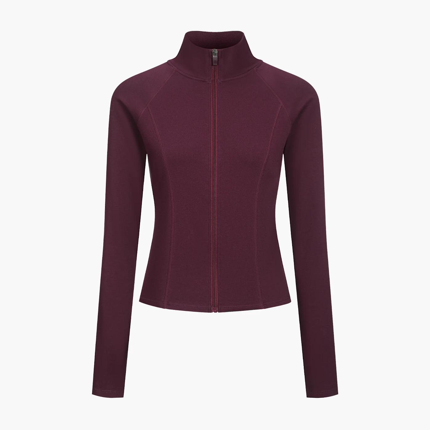 Veste en coton ajustée zippée