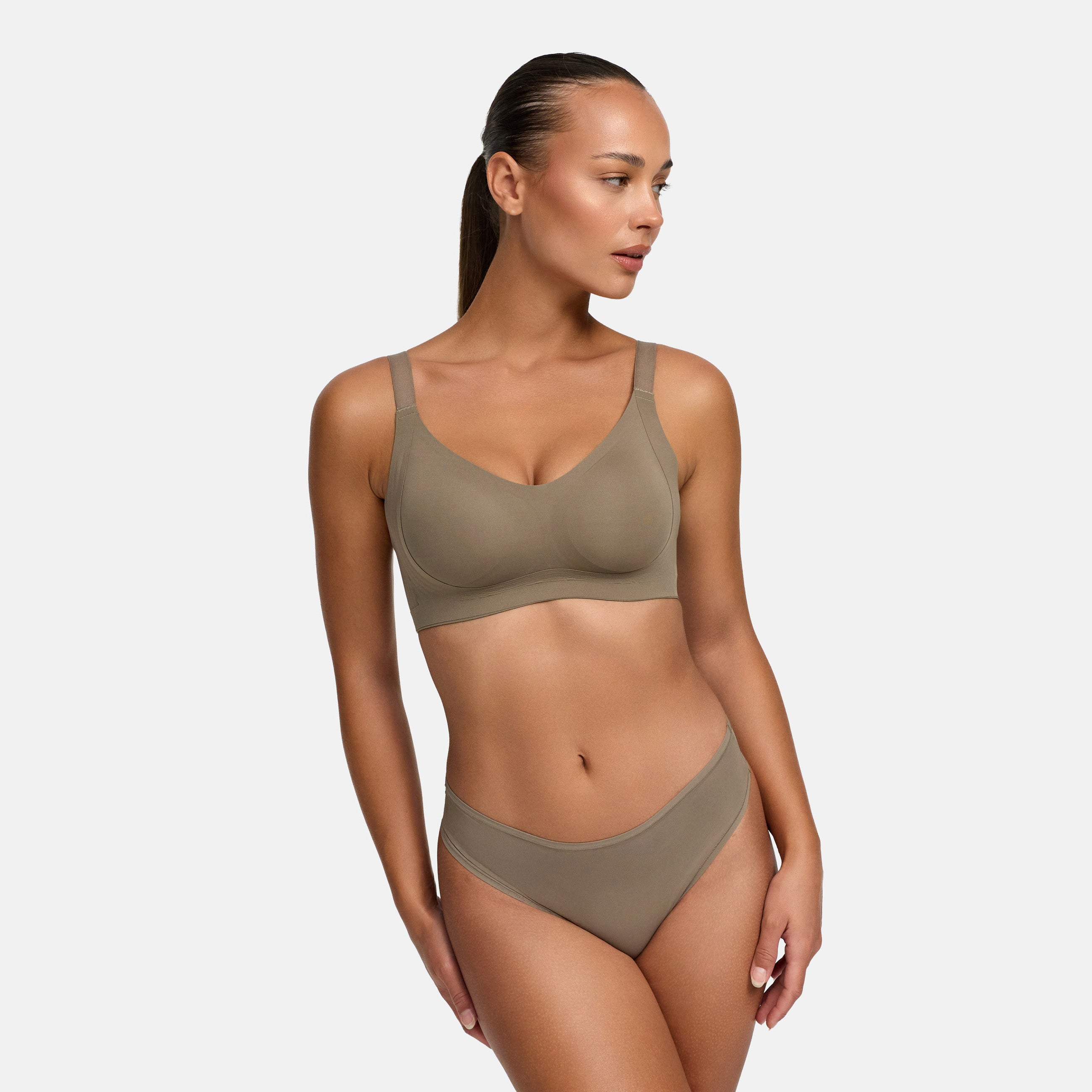 Reggiseno push-up compatto senza cuciture