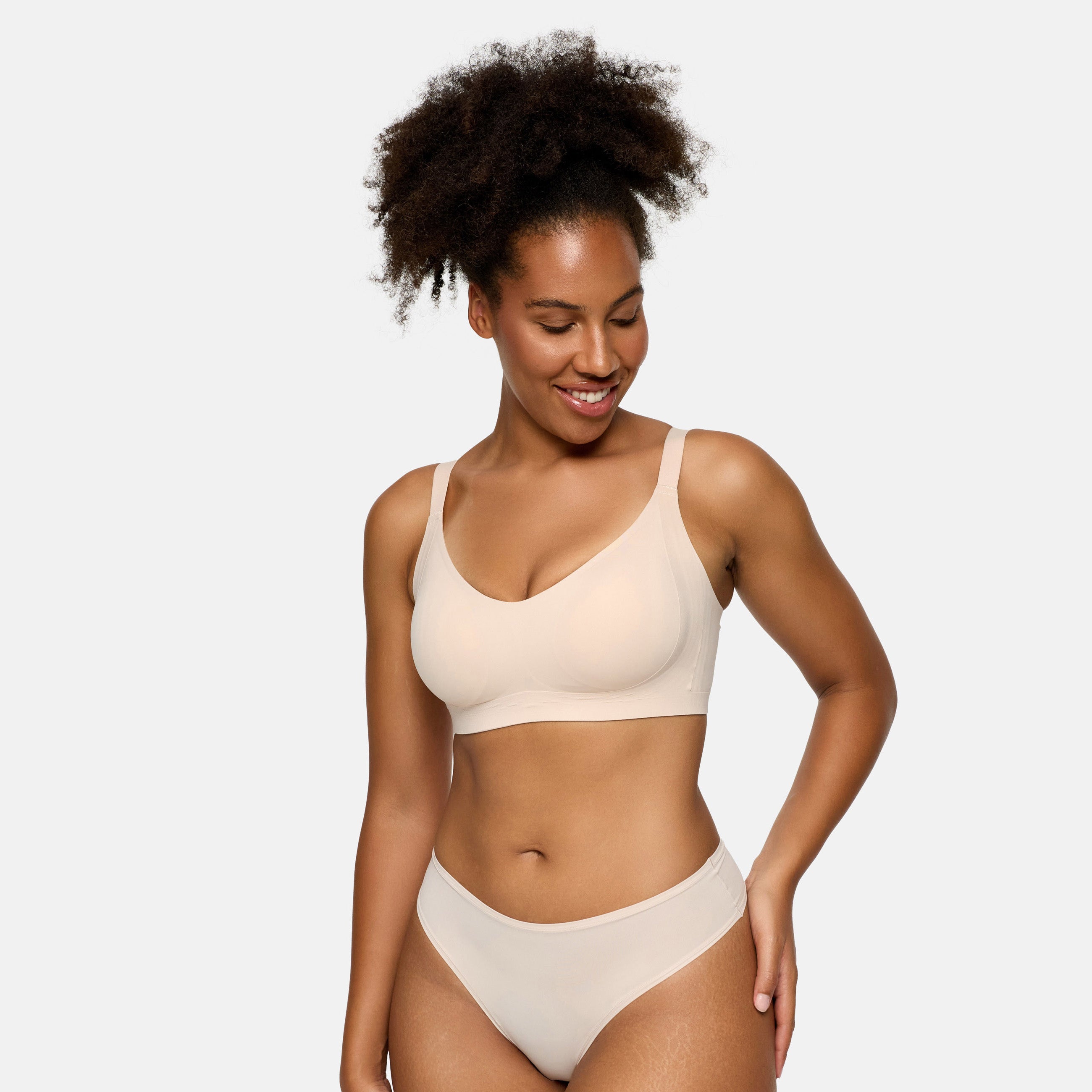 Reggiseno push-up compatto senza cuciture