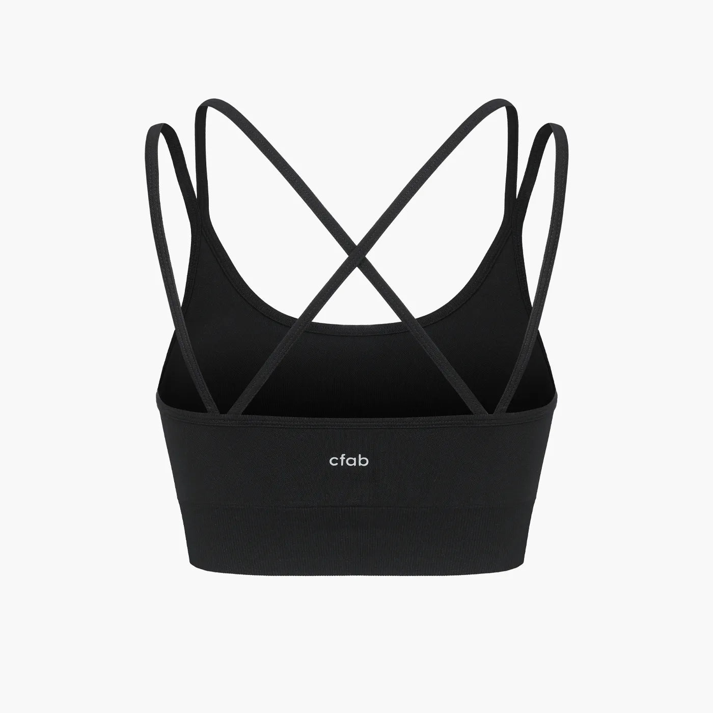 Reggiseno sportivo incrociato senza cuciture