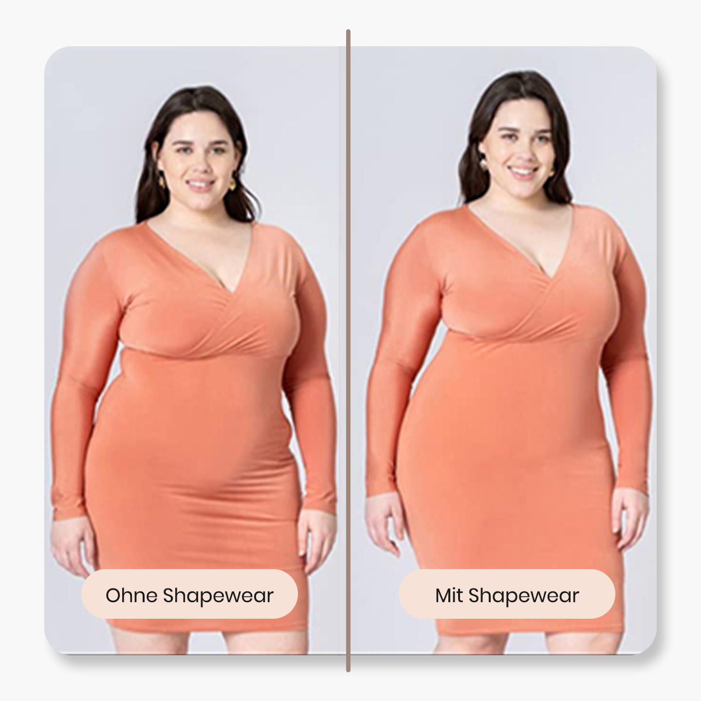 Body a manica lunga modellante