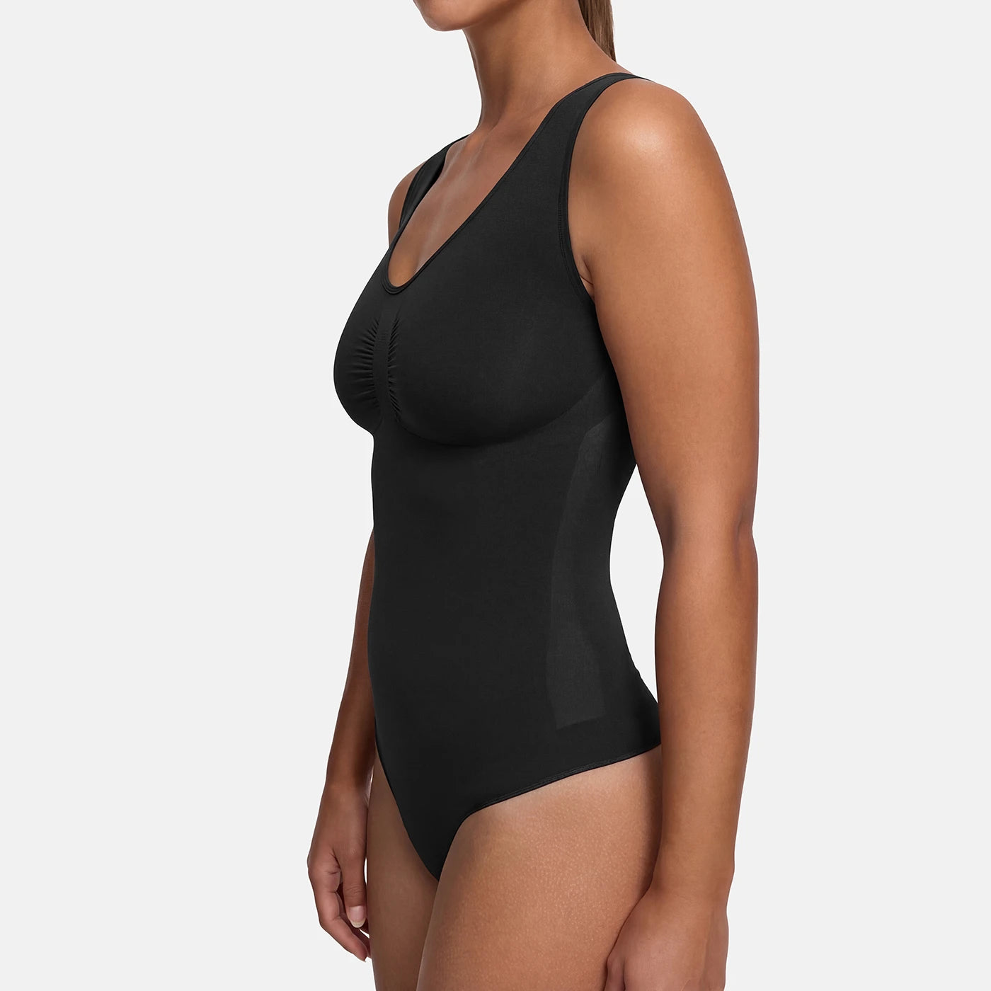 Tank bodysuit sculpting shapewear met slip