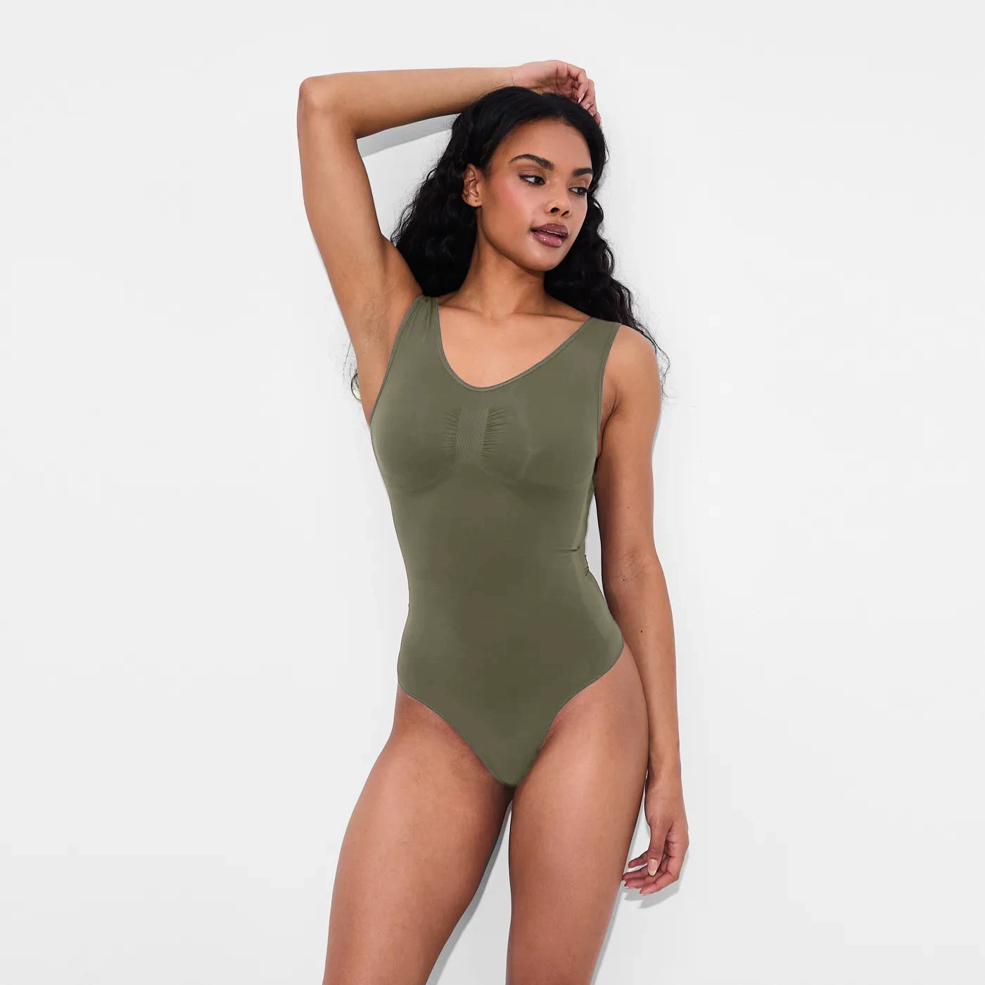 Tank bodysuit sculpting shapewear met string - WSV