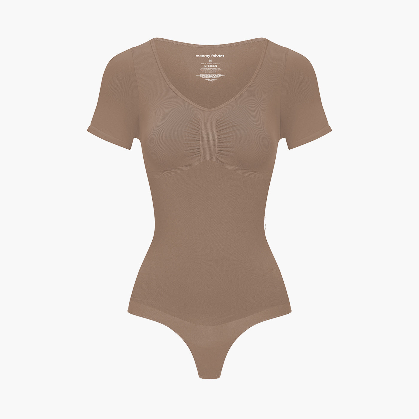 T-shirt bodysuit sculptende shapewear met string