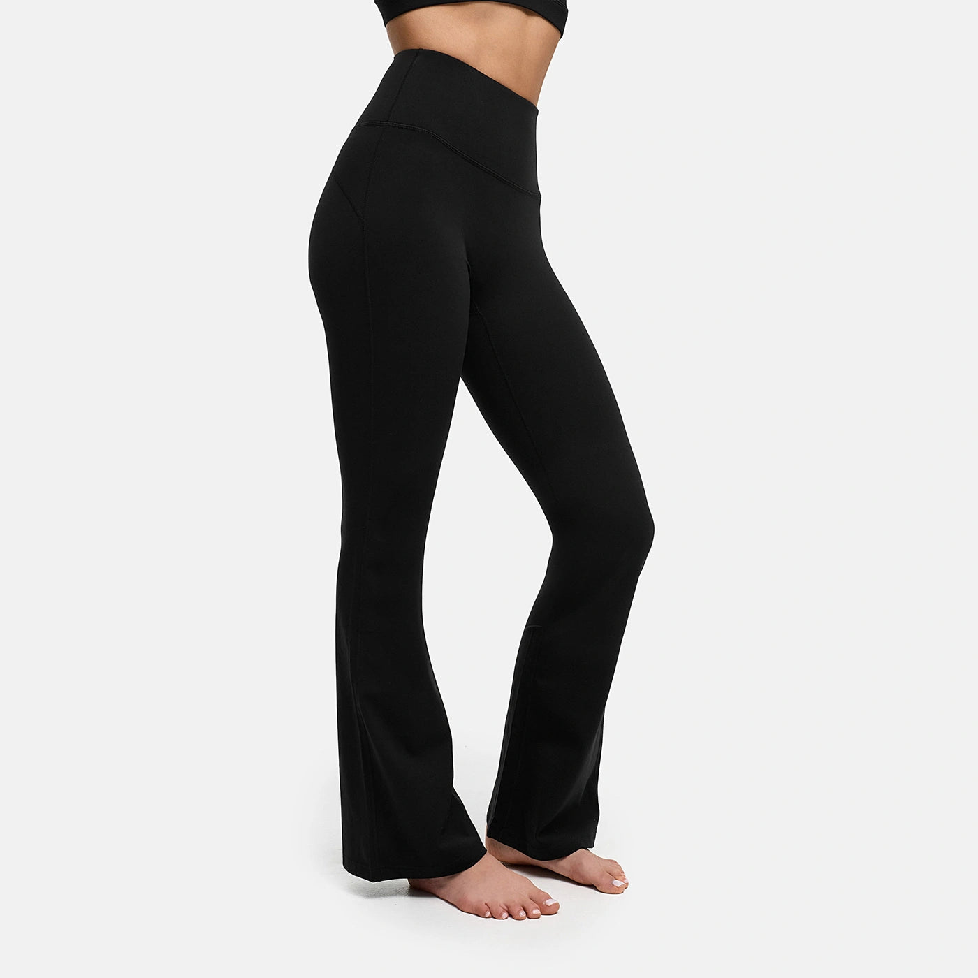 Contour uitlopende legging met hoge tailleband