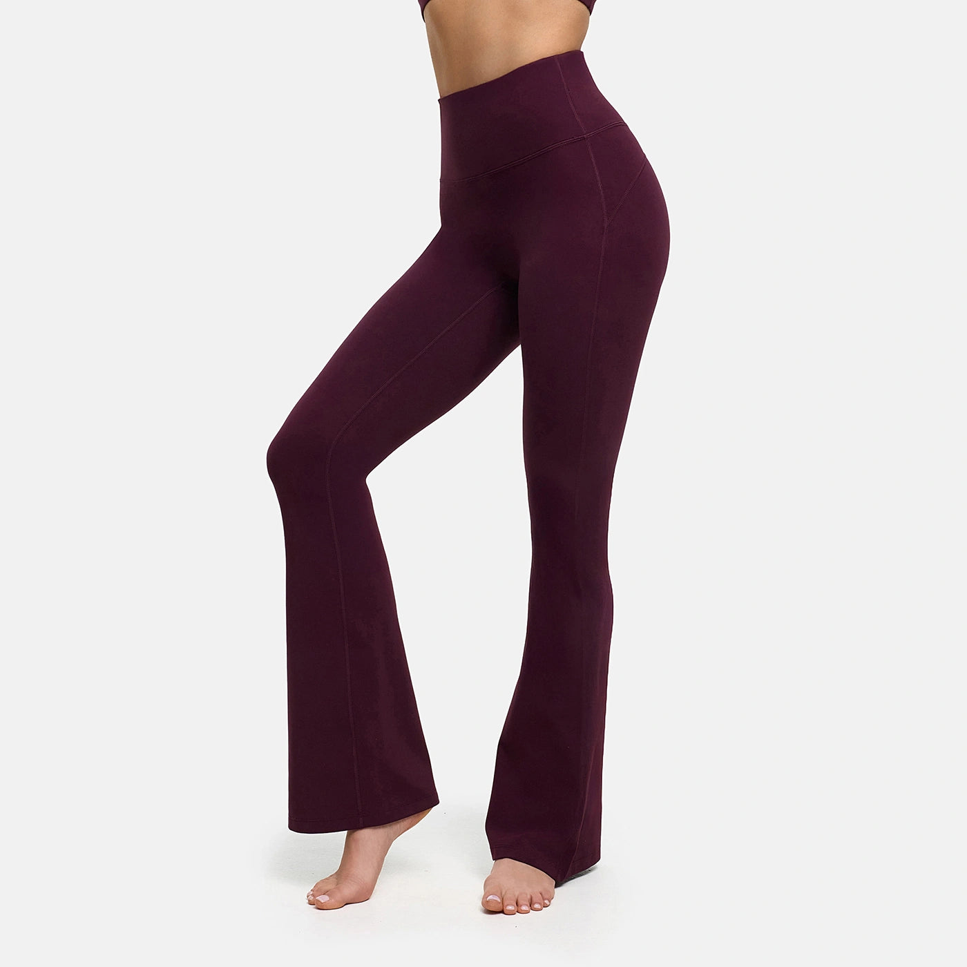 Contour uitlopende legging met hoge tailleband