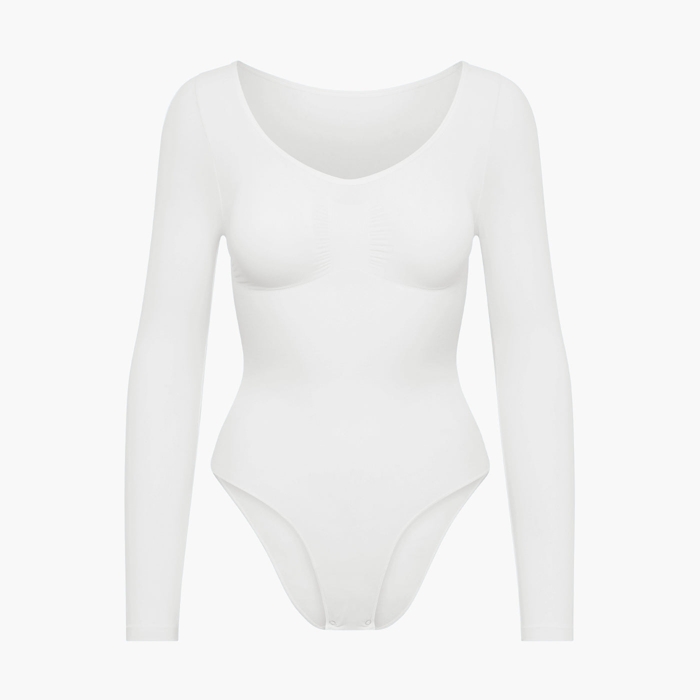 Bodysuit Şekillendirici Shapewear külotlu uzun kollu