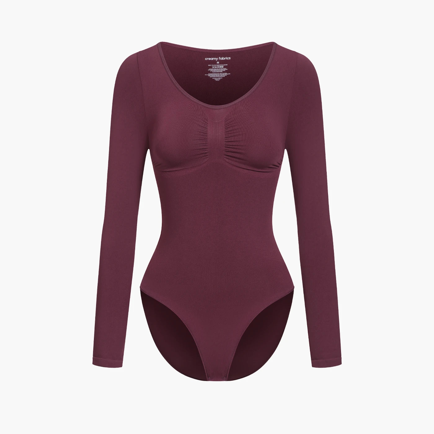 Bodysuit Şekillendirici Shapewear külotlu uzun kollu