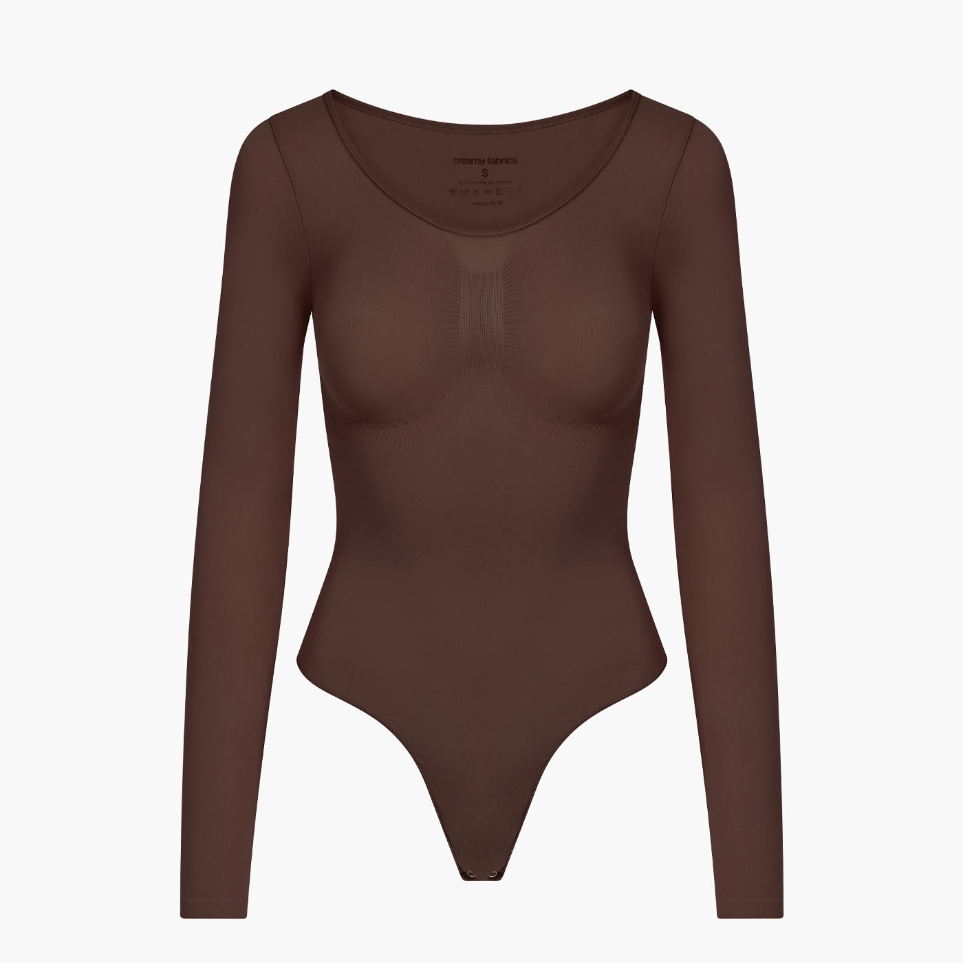 Bodysuit Sculpting Shapewear Longsleeve mit String