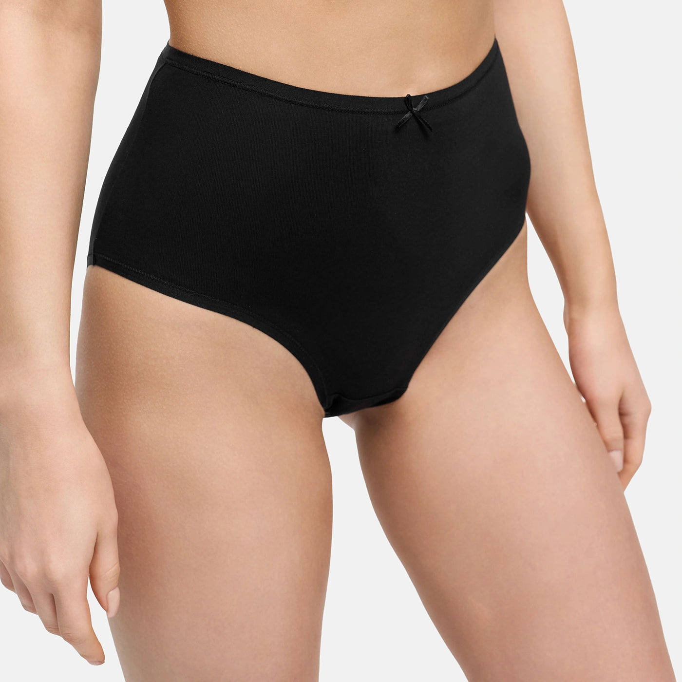 High-waist katoenen slip - 3-pack
