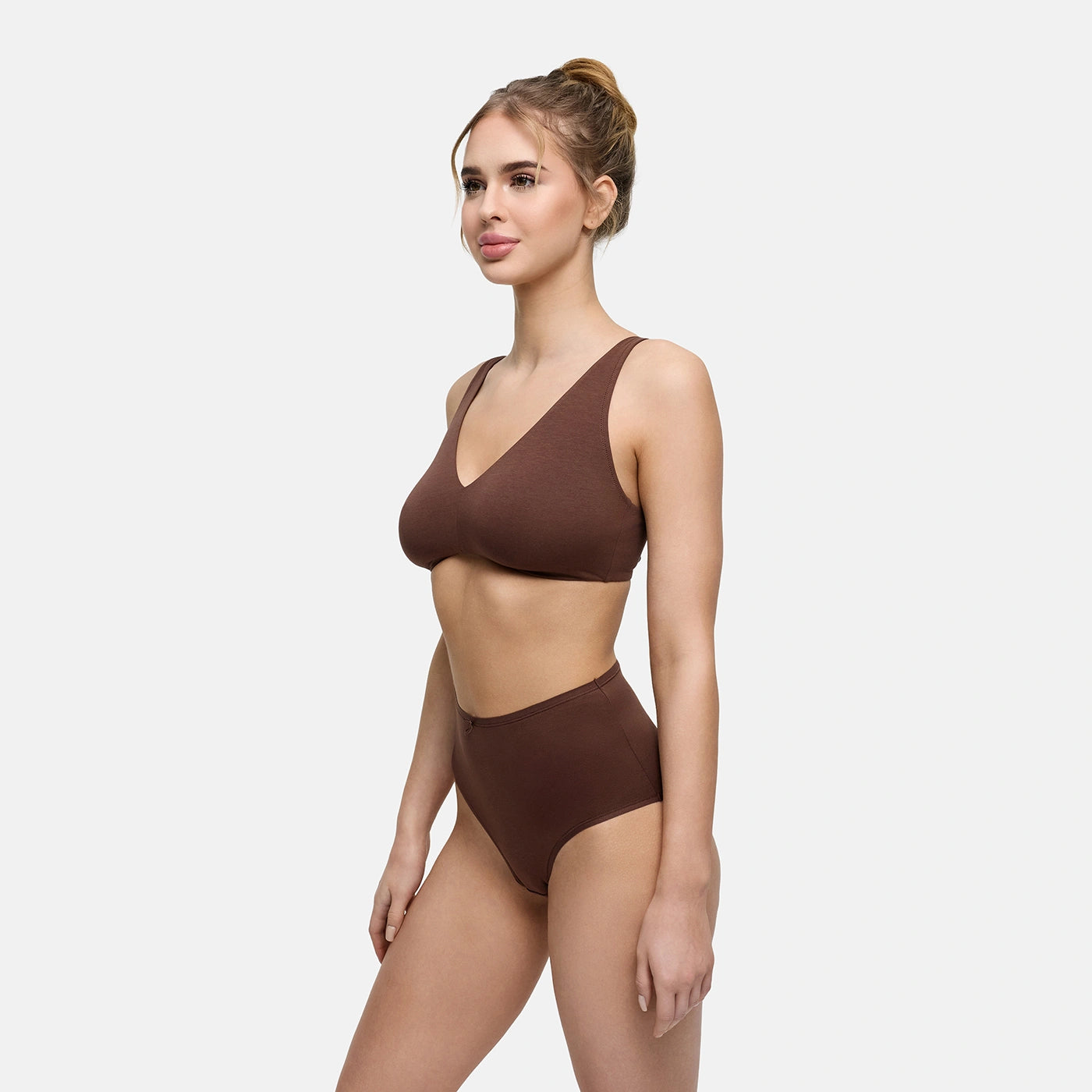 High-waist katoenen slip - 3-pack