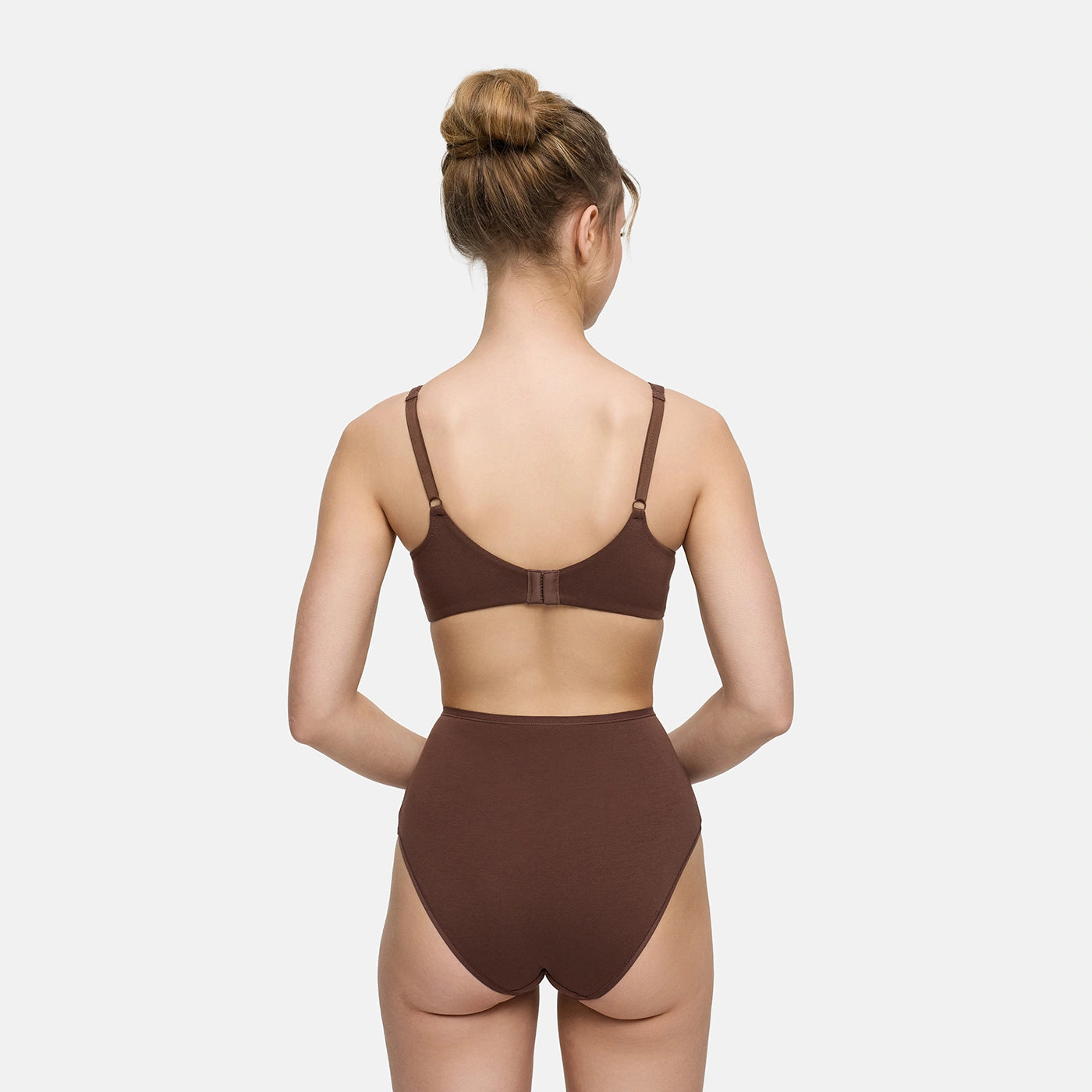 High-waist katoenen slip - 3-pack