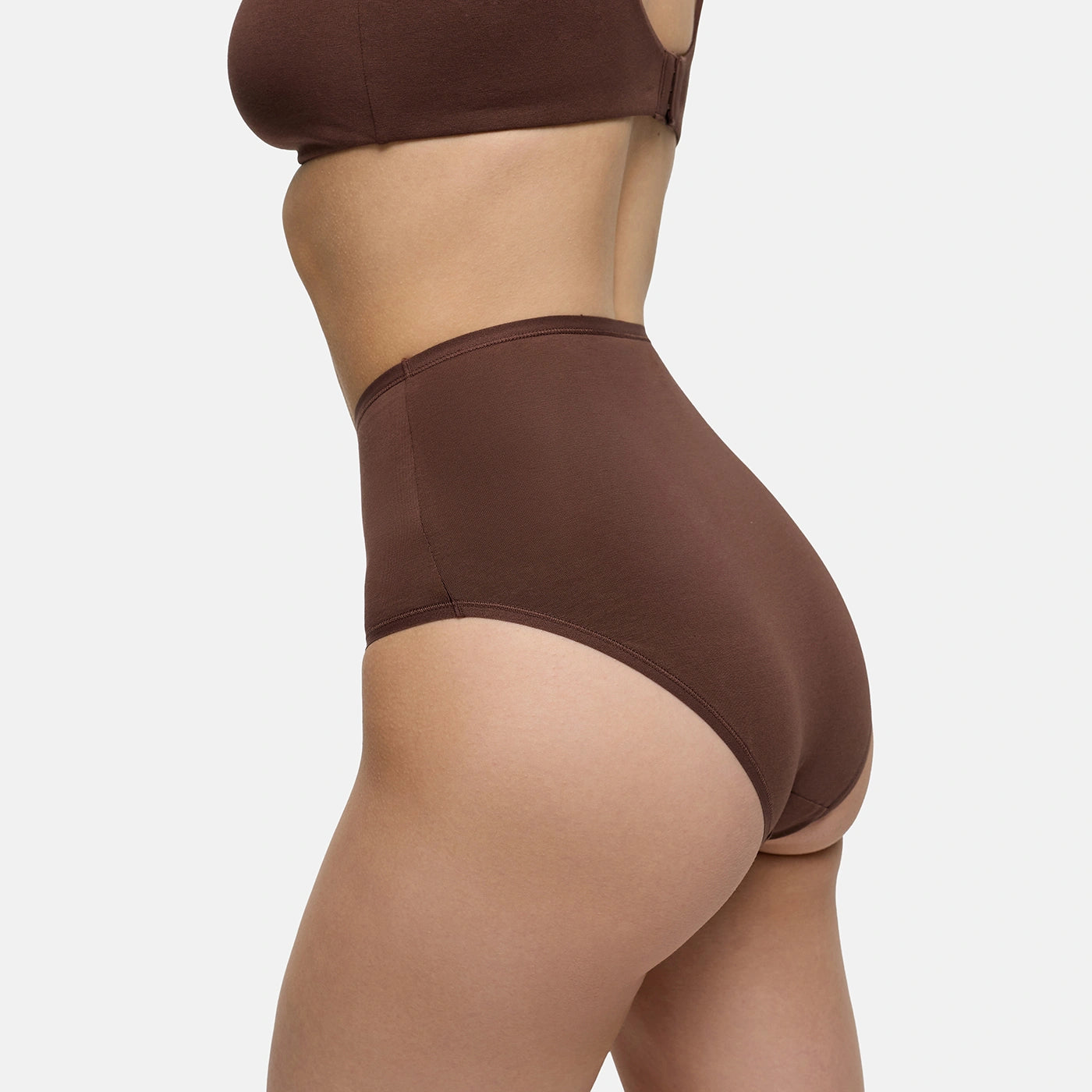 High-Waist Cotton Slip