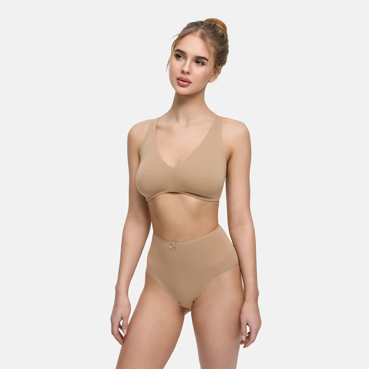 High-waist katoenen slip - 3-pack