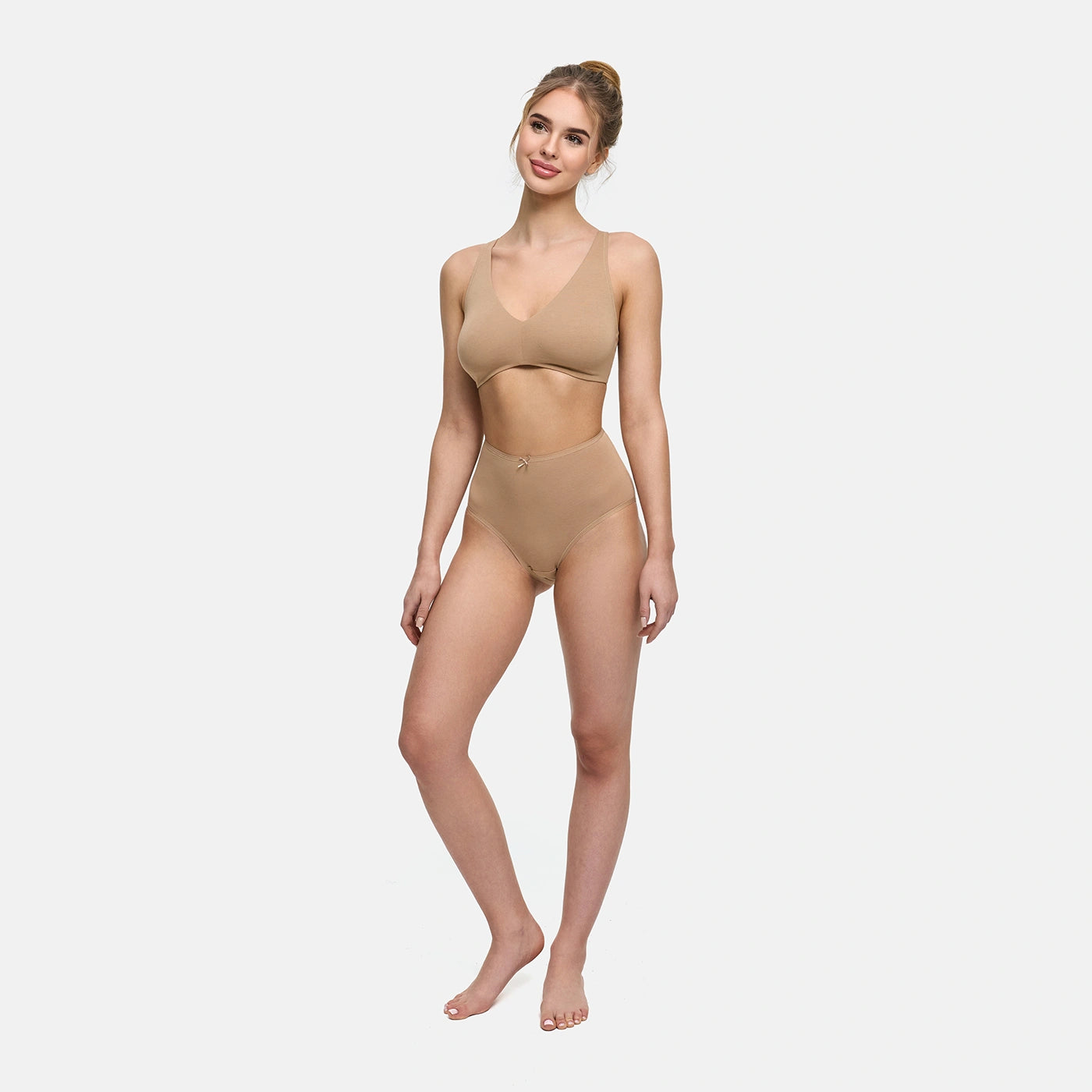 High-waist katoenen slip - 3-pack