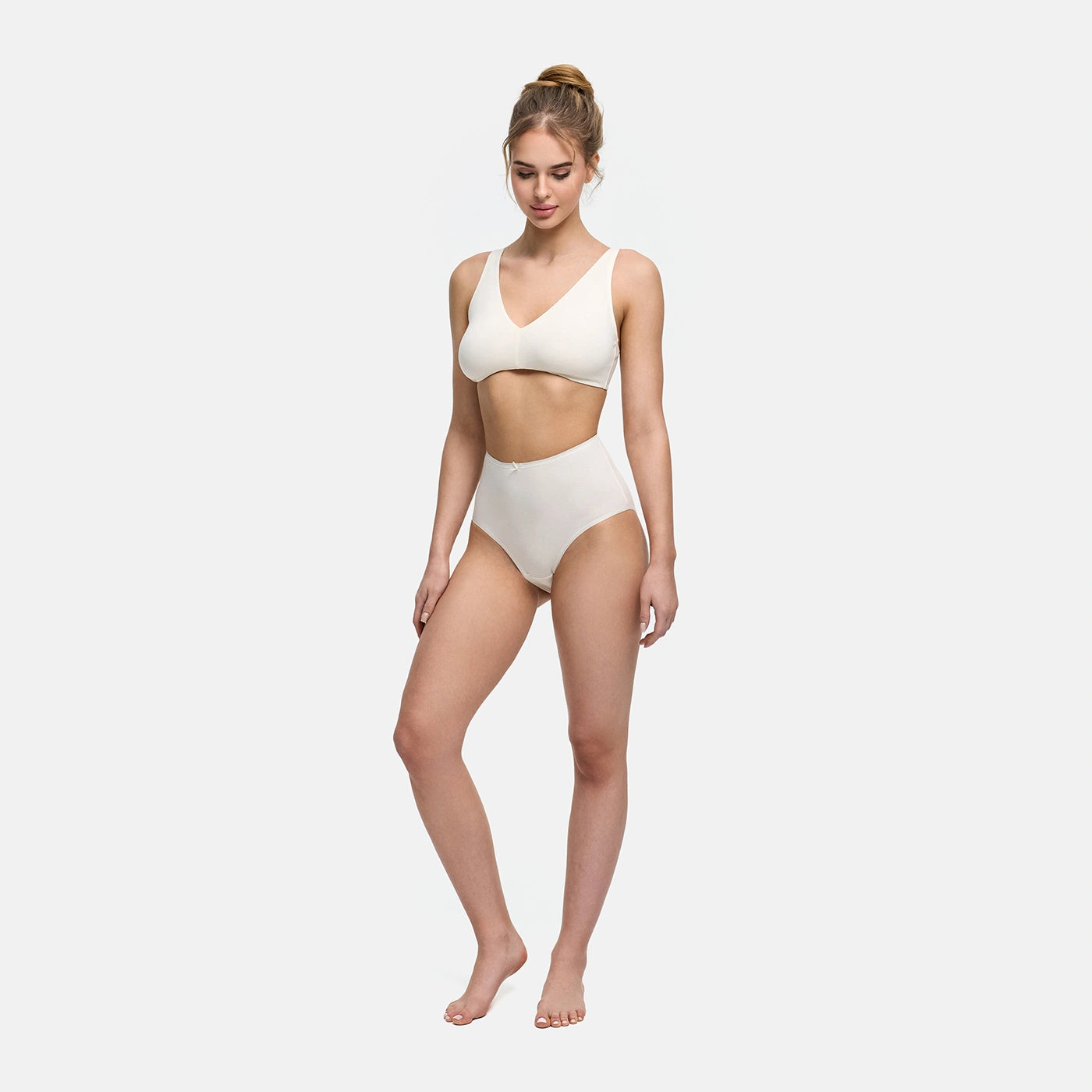 High-waist katoenen slip - 3-pack