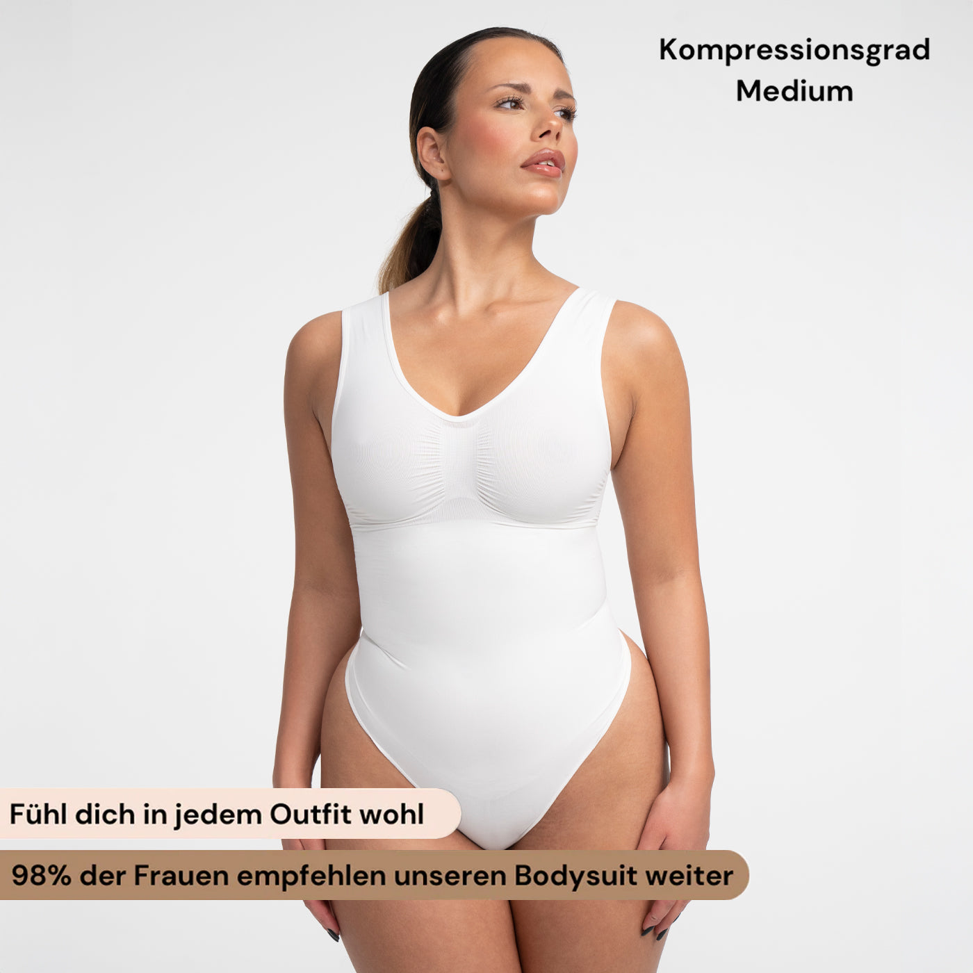 Comfort Tank Bodysuit Sculpting Shapewear mit Slip - Secret Sales