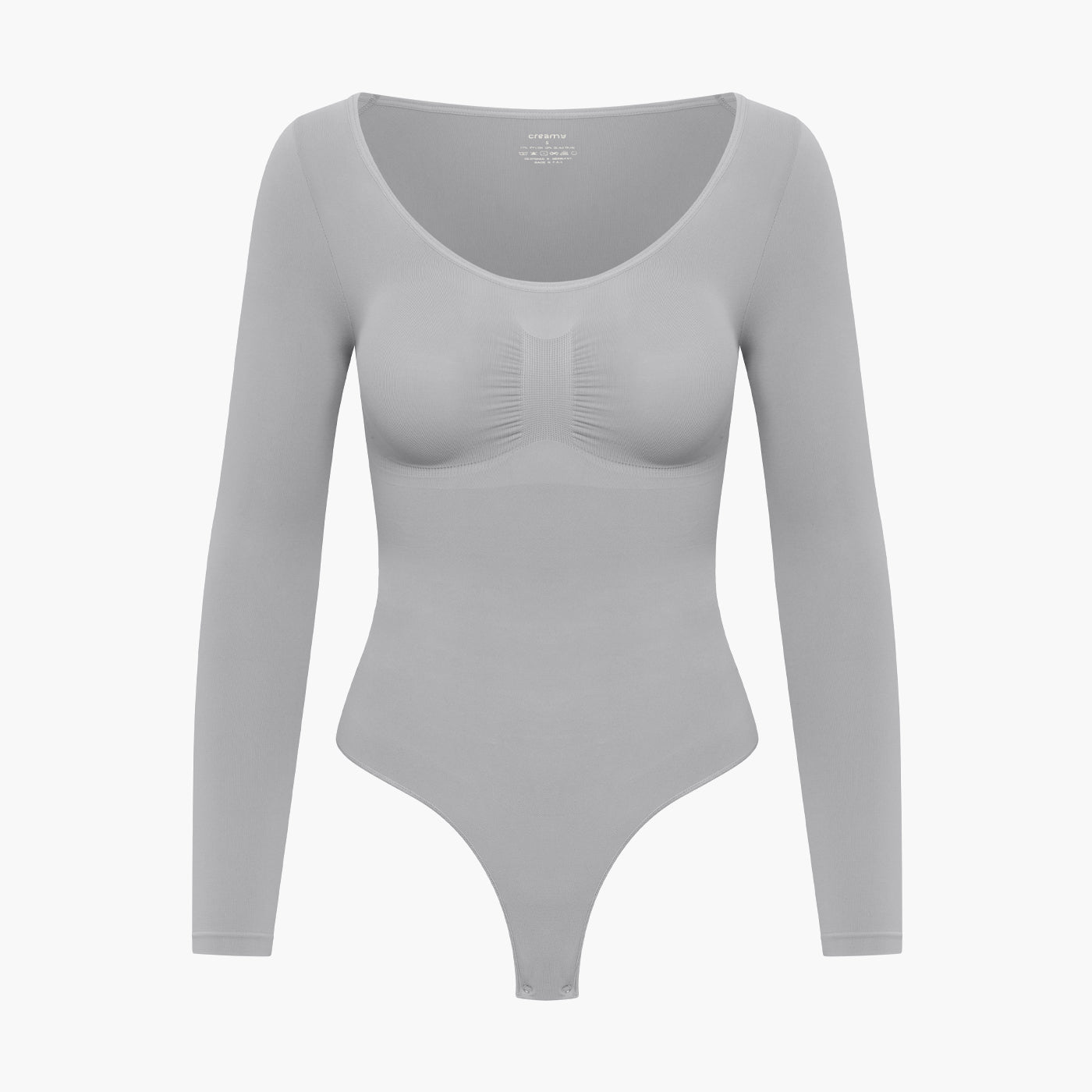 Bodysuit Sculpting Shapewear longsleeve met string - Secret Sales