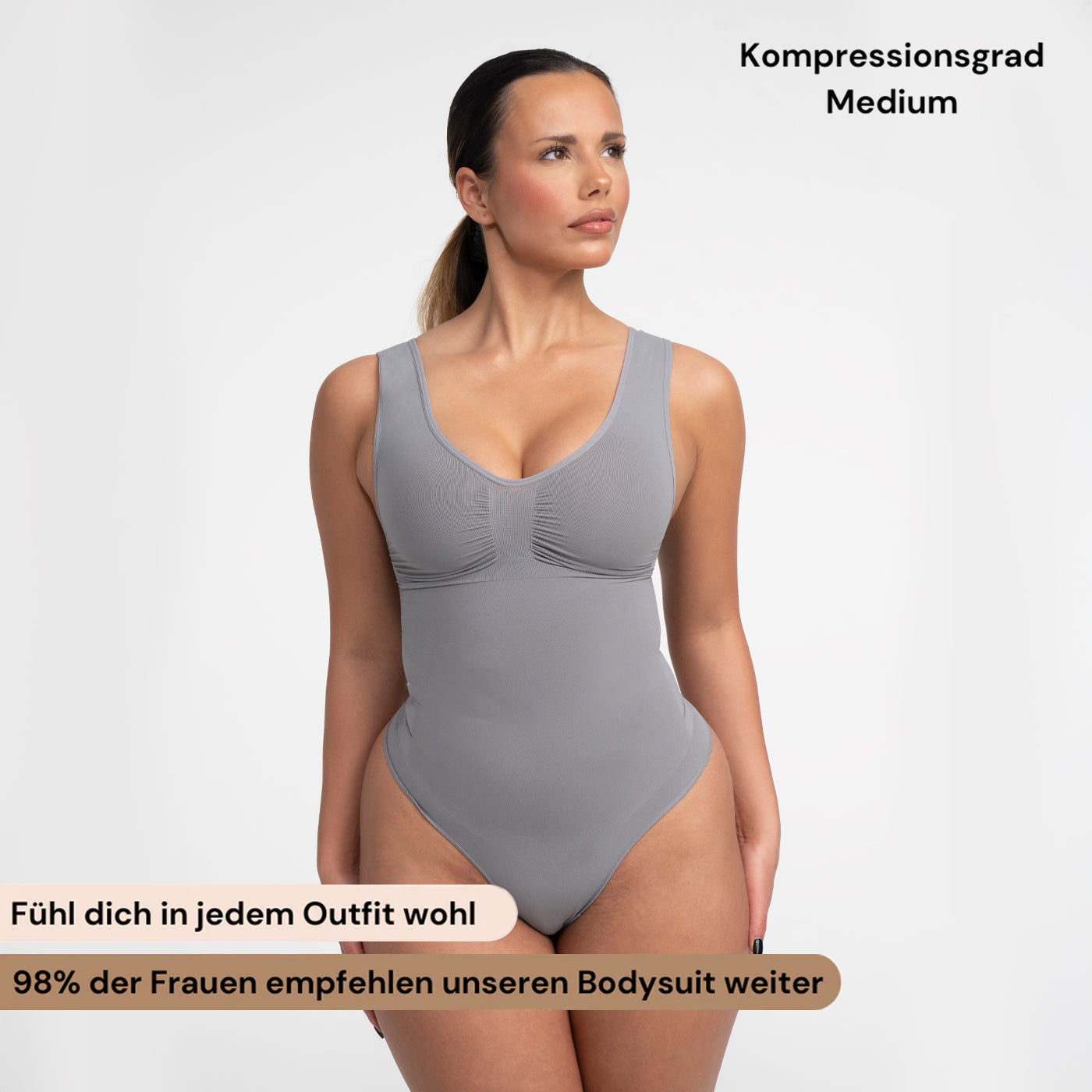 Comfort Tank Bodysuit Sculpting Shapewear mit String - Secret Sales