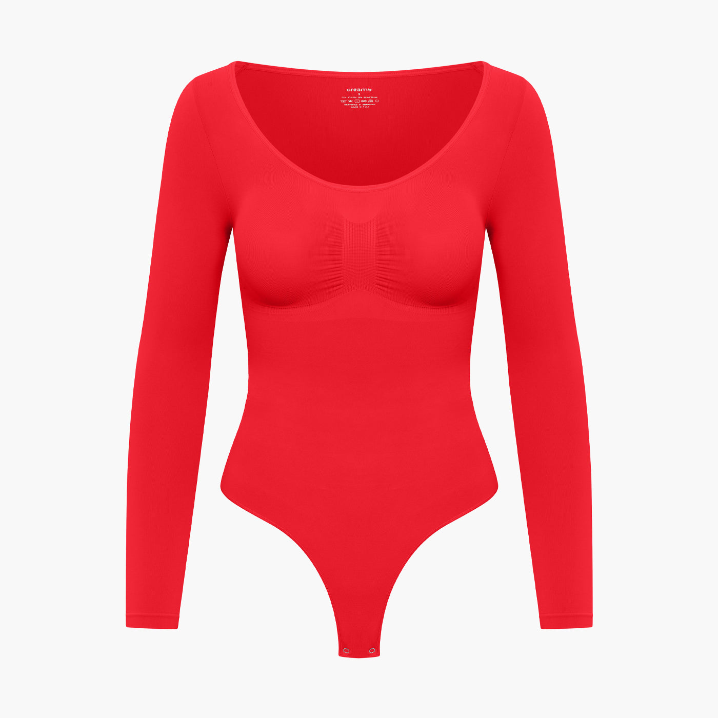 Bodysuit Sculpting Shapewear longsleeve met string - Secret Sales